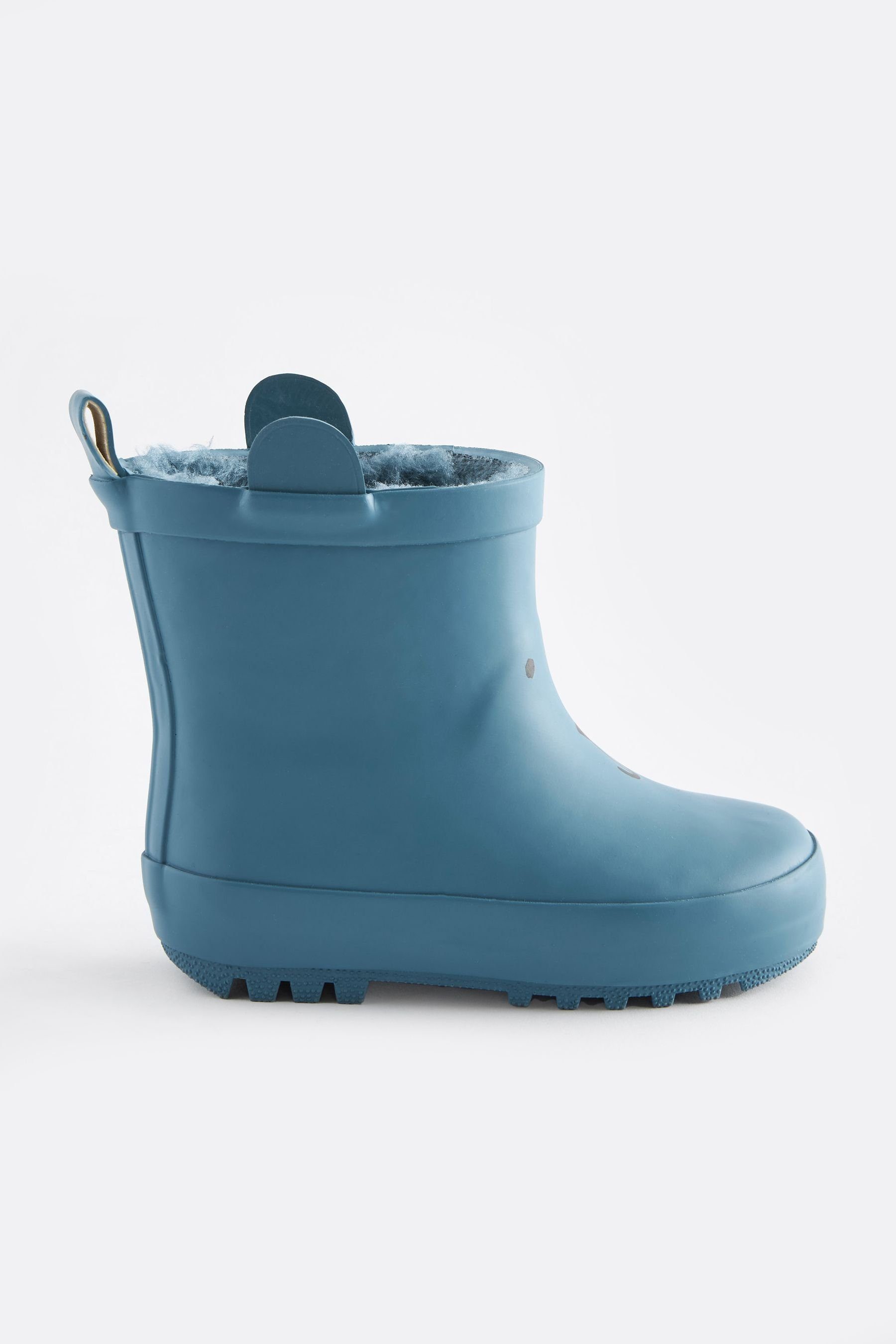 Sonderangebotskampagne Next Knöchelhohe Gummistiefel mit warmem Blue (1-tlg) Bear Futter Gummistiefel