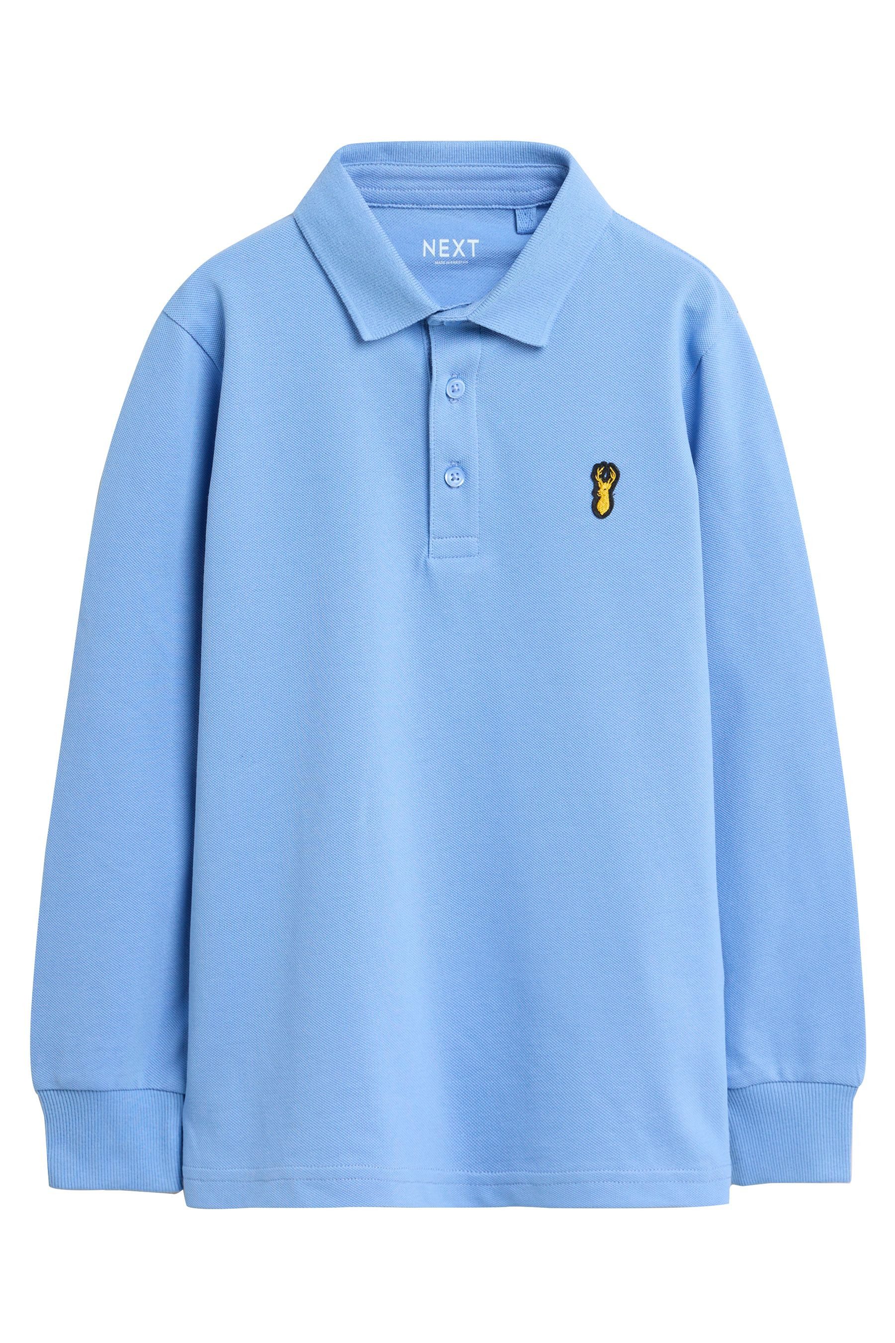 Next Langarm-Poloshirt Langärmeliges Polo-Shirt (1-tlg)