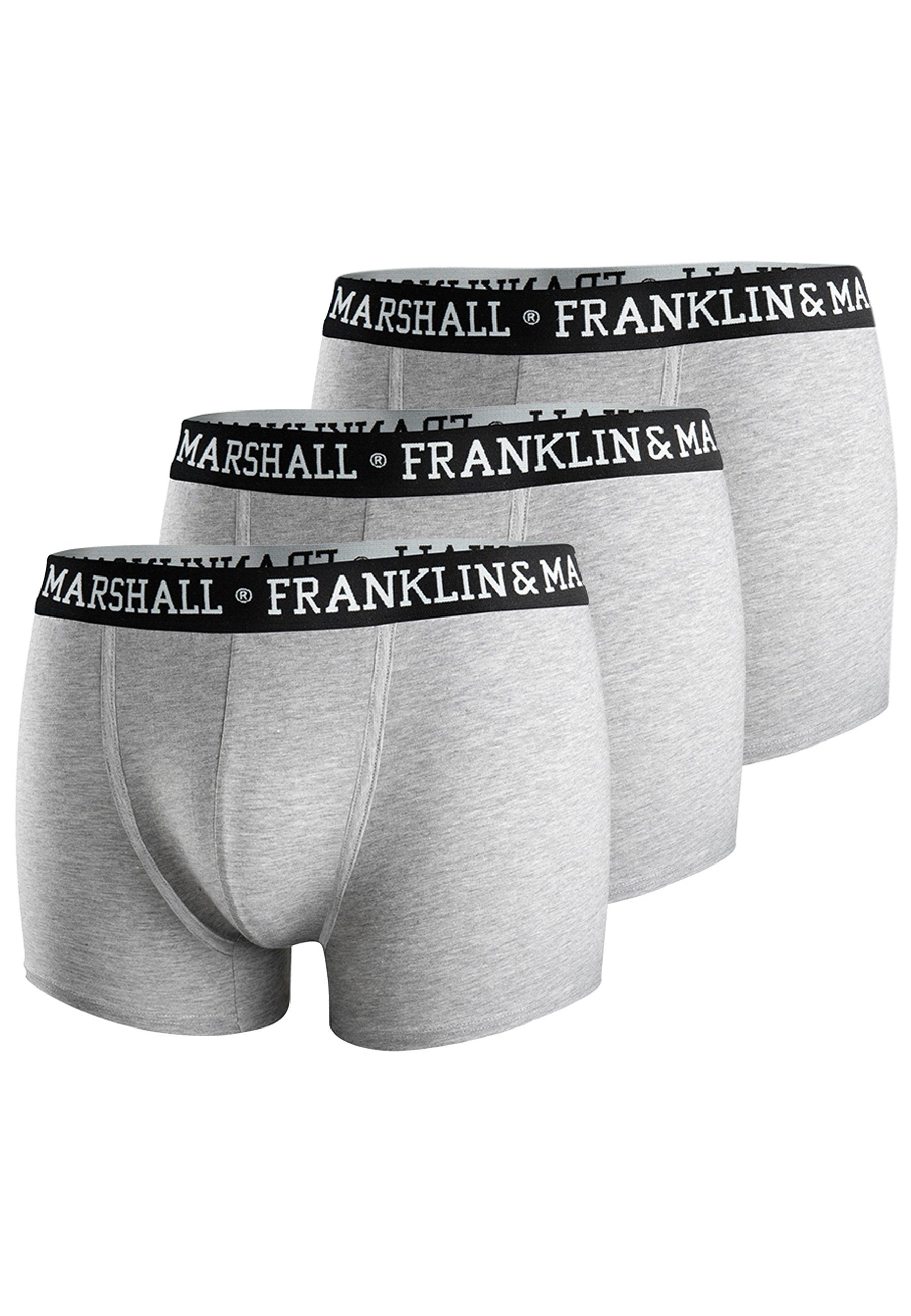 Point MARSHALL AND (1-St) Boxershorts Grau FRANKLIN Northern