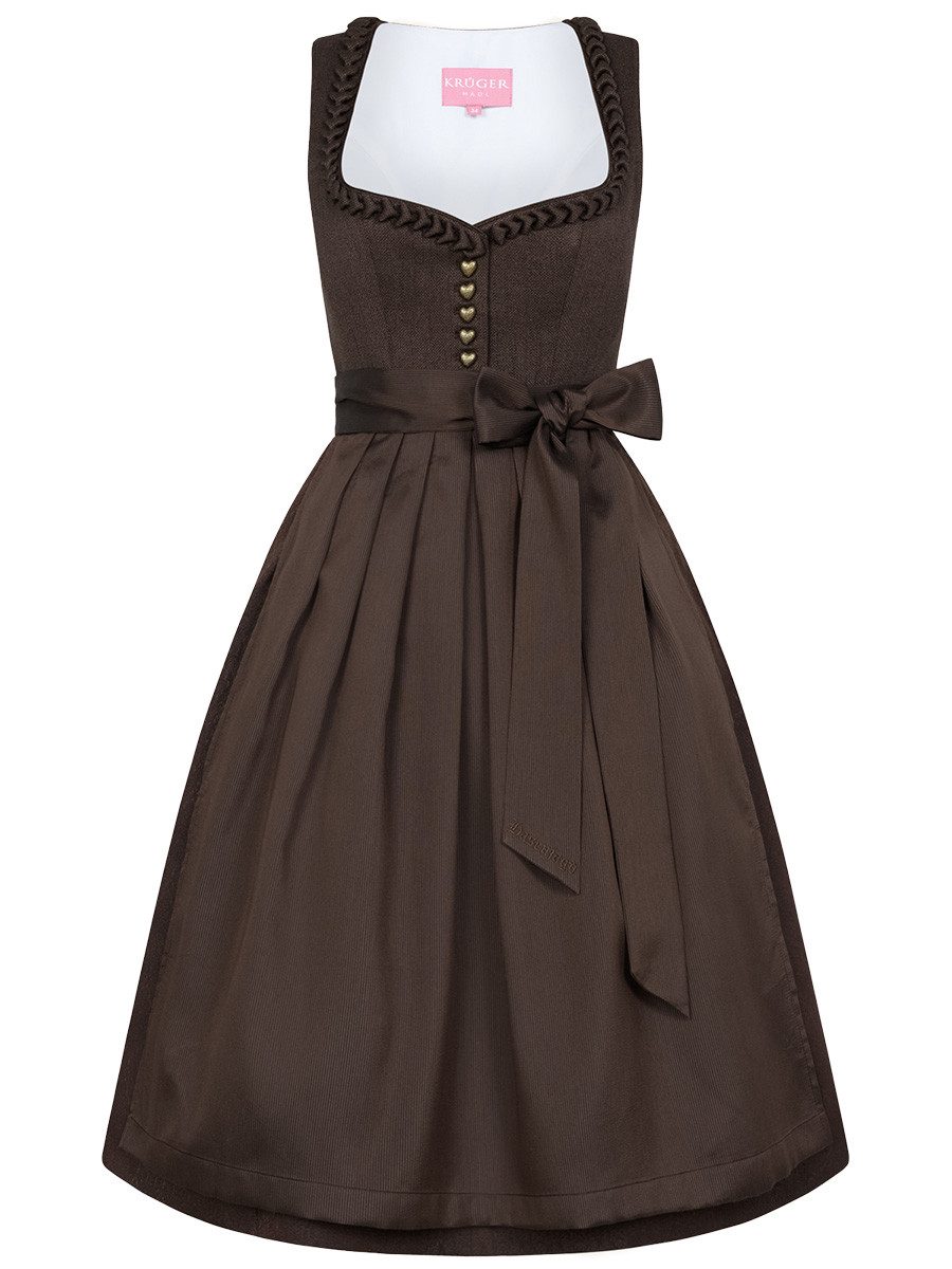 Dirndl Dirndl Koko 70cm Länge braun