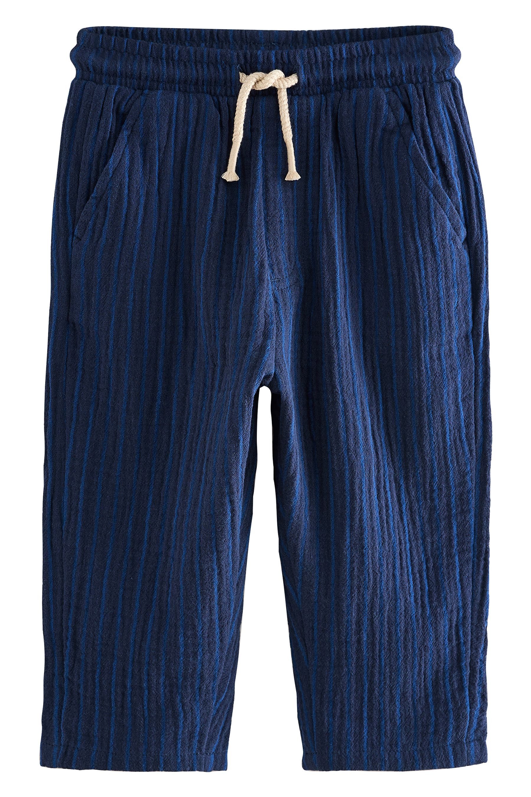 Next Stoffhose Weiche, strukturierte Hose 100 % günstig online kaufen
