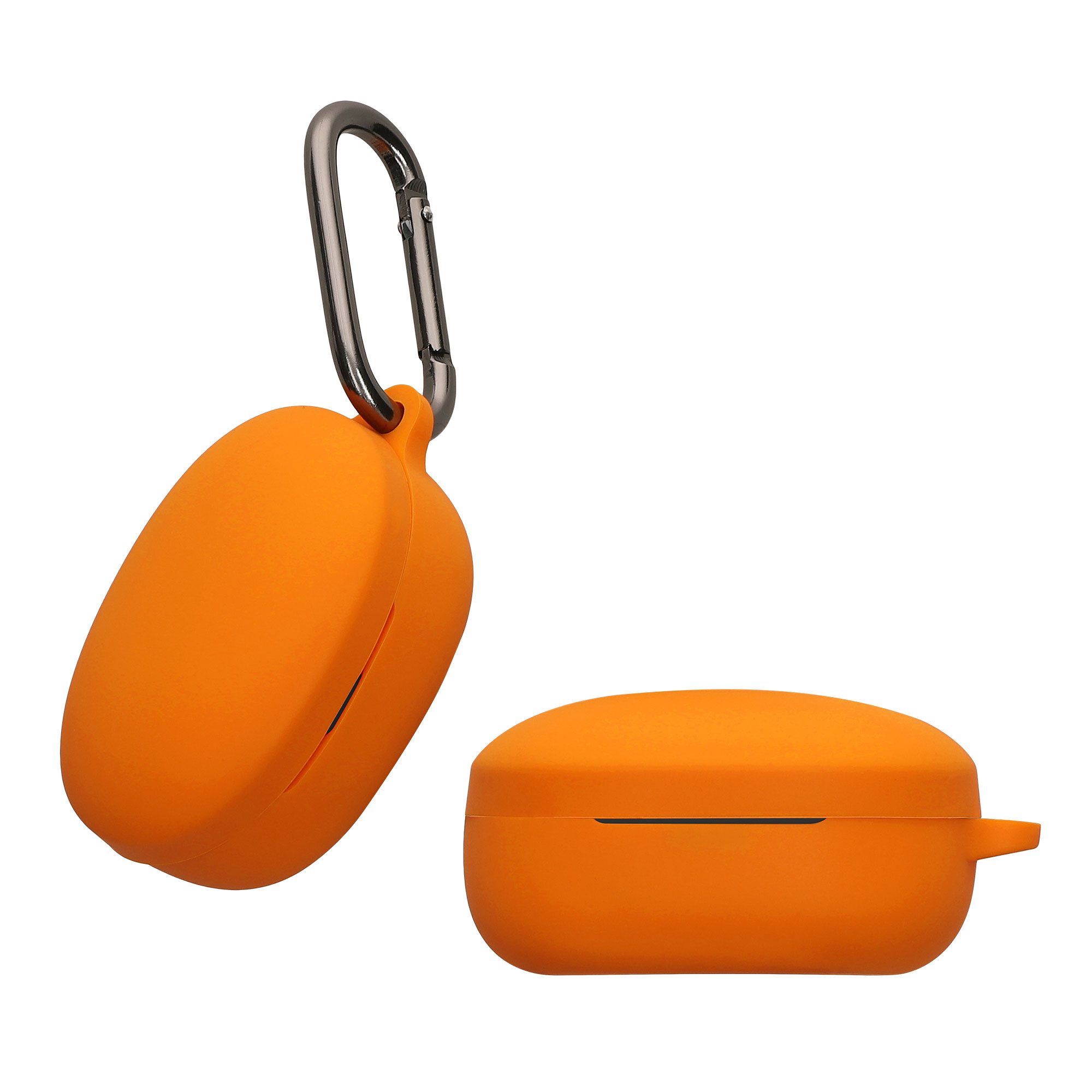 kwmobile Kopfhörer-Schutzhülle Schutzhülle für Anker Soundcore Life P2 mini Hülle, TPU Silikon Case für Kopfhörer Ladecase stoßfestes Cover mit Karabiner