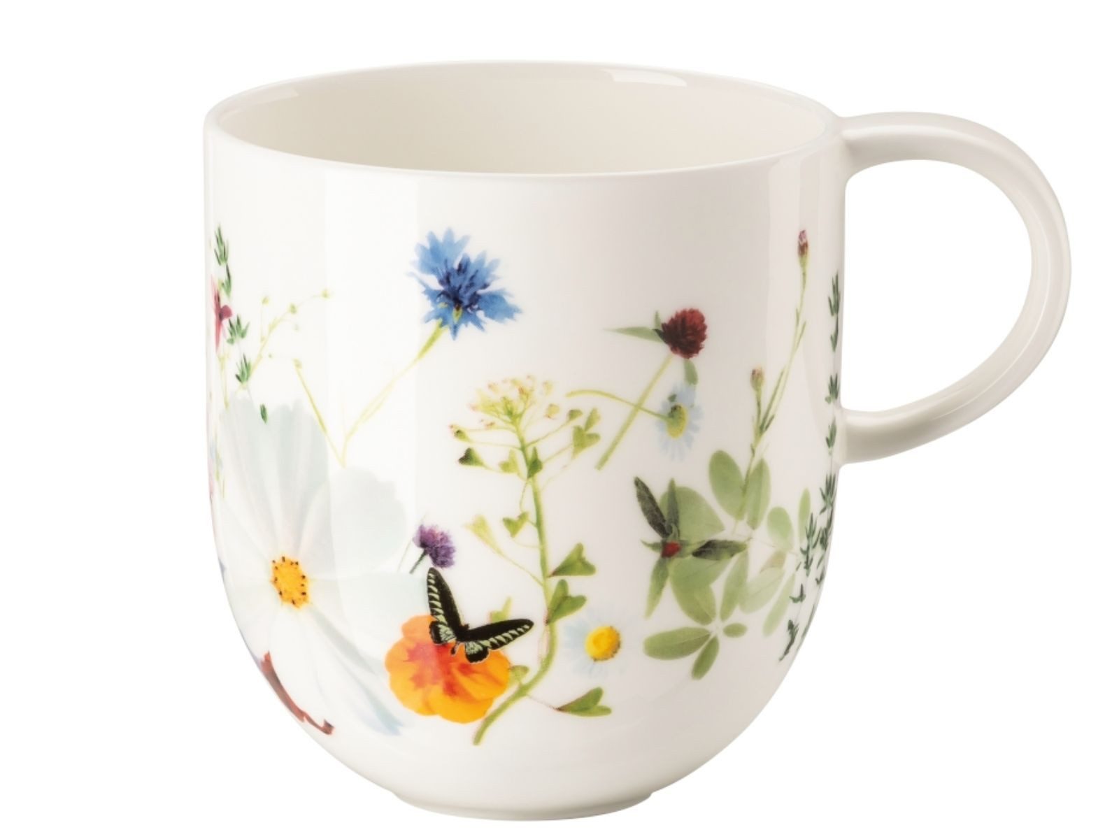 Rosenthal Becher Brillance Grand Air Becher mit Henkel 0,34 l, Bone China, Tassen