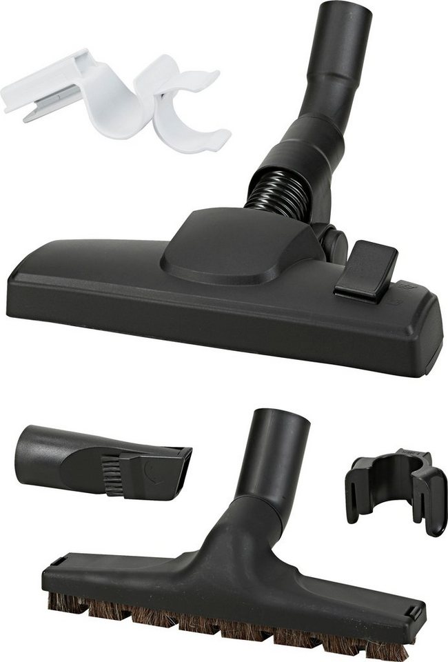 BOSCH Bodenstaubsauger Serie 2 BGS05AAA1, Hygiene-Filter, kompakt, platzsparend, leicht, 700 W, beutellos, für Parkett/Teppich/Fliesen, hohe Saugkraft, langes Kabel, weiß