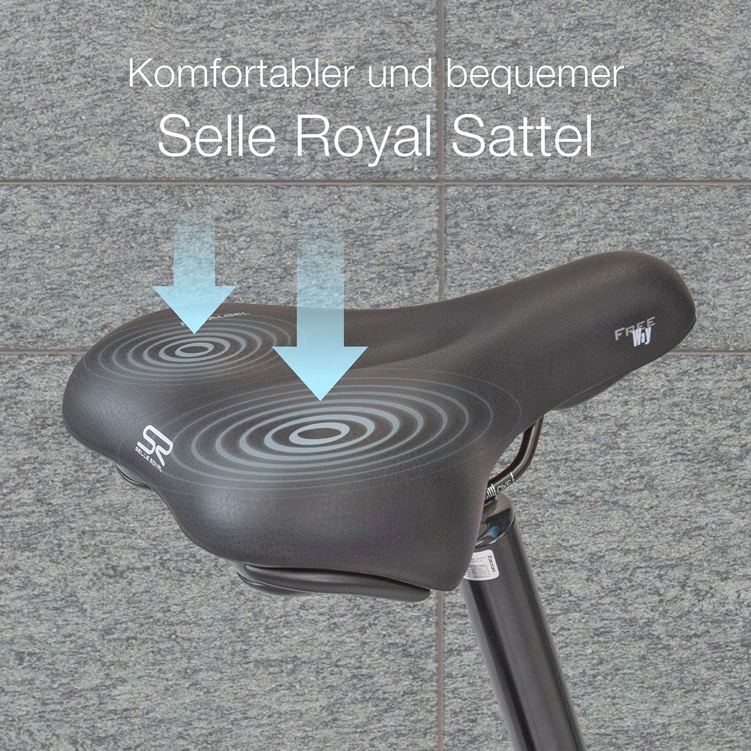 aktivelo Folding E-Bike, 20 inch, up to 25 km/h, bicycle for women and men, 7 speed, hub gears, up to 80 kilometers, folding bike with rim brake & roller brake