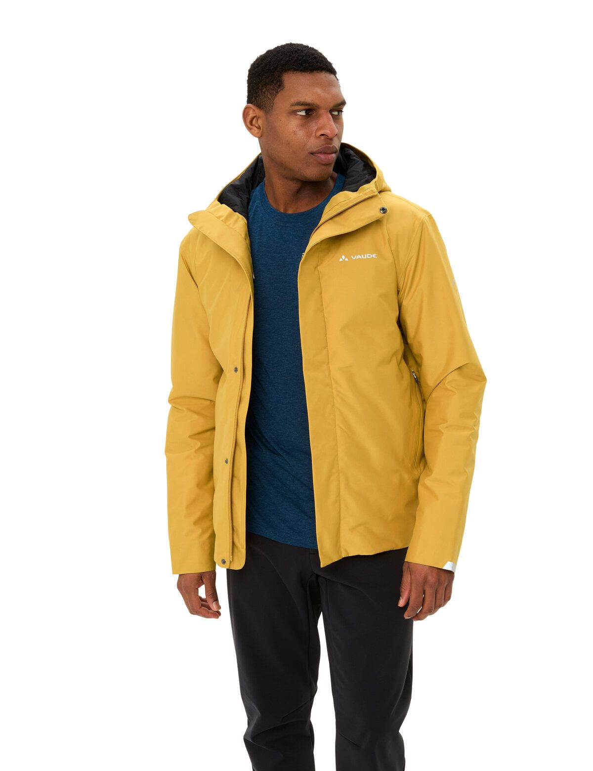 VAUDE Regenjacke MEN'S CYCLIST WARM RAIN JACKET II sportlicher Stil, regular fit, wasserdicht, atmungsaktiv