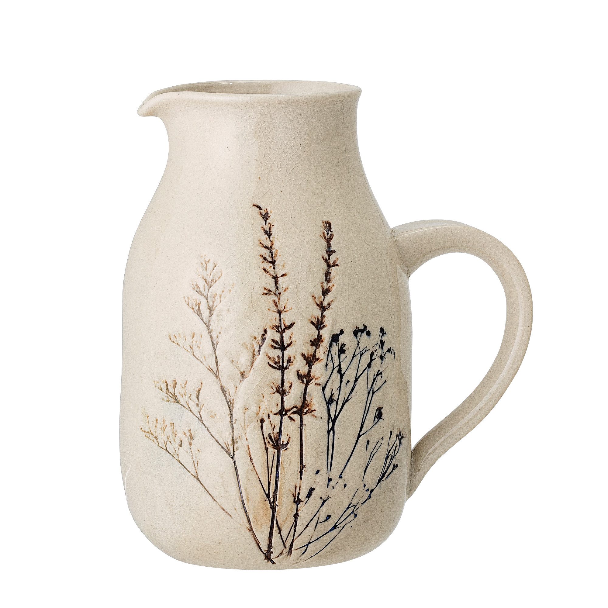 Bloomingville Wasserkrug Bloomingville Bea Krug, Natur, Steingut