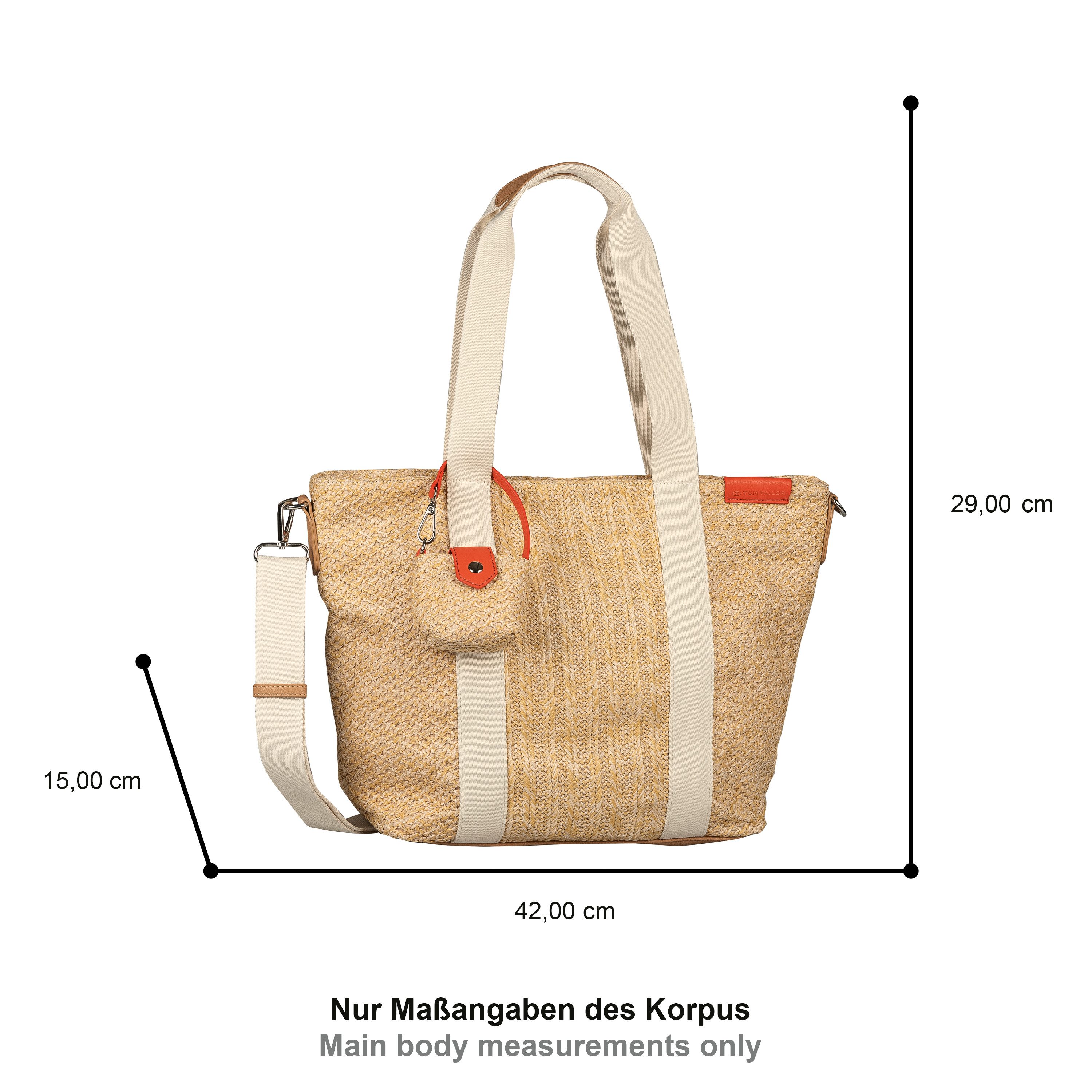 TOM TAILOR Shopper Vanya (Set, Eine abnehmbare Anhängetasche), Damen Umhängetasche, Schultertasche mit Mini-Bag
