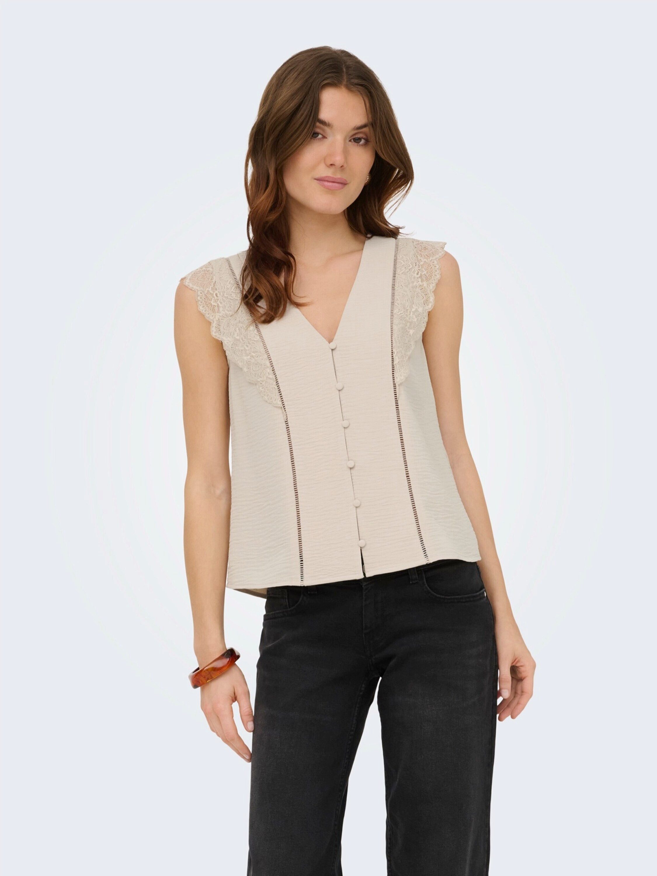 ONLY Funktionsbluse ONLMETTE (1-tlg) Spitze
