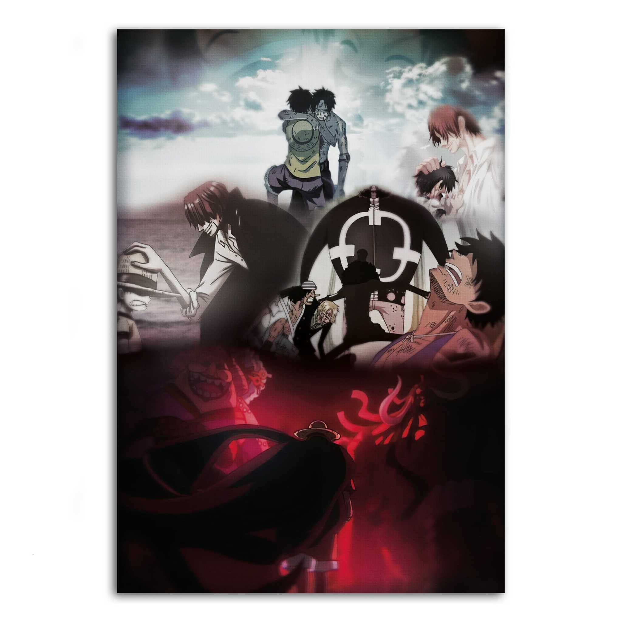 Wanddekoobjekt Luffy's Life x SHADOW030 - Anime Leinwandbild