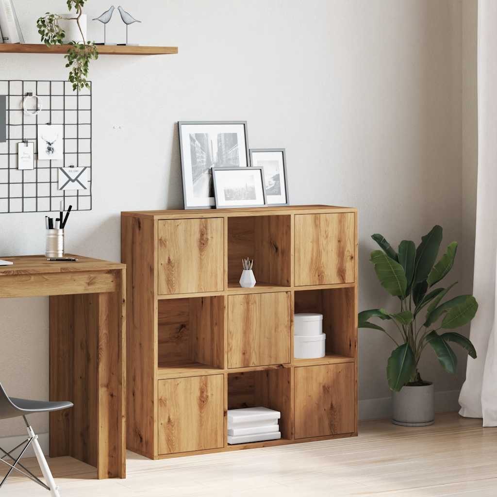 vidaXL Bücherregal Bücherregal Artisan-Eiche 90x28x90 cm günstig online kaufen
