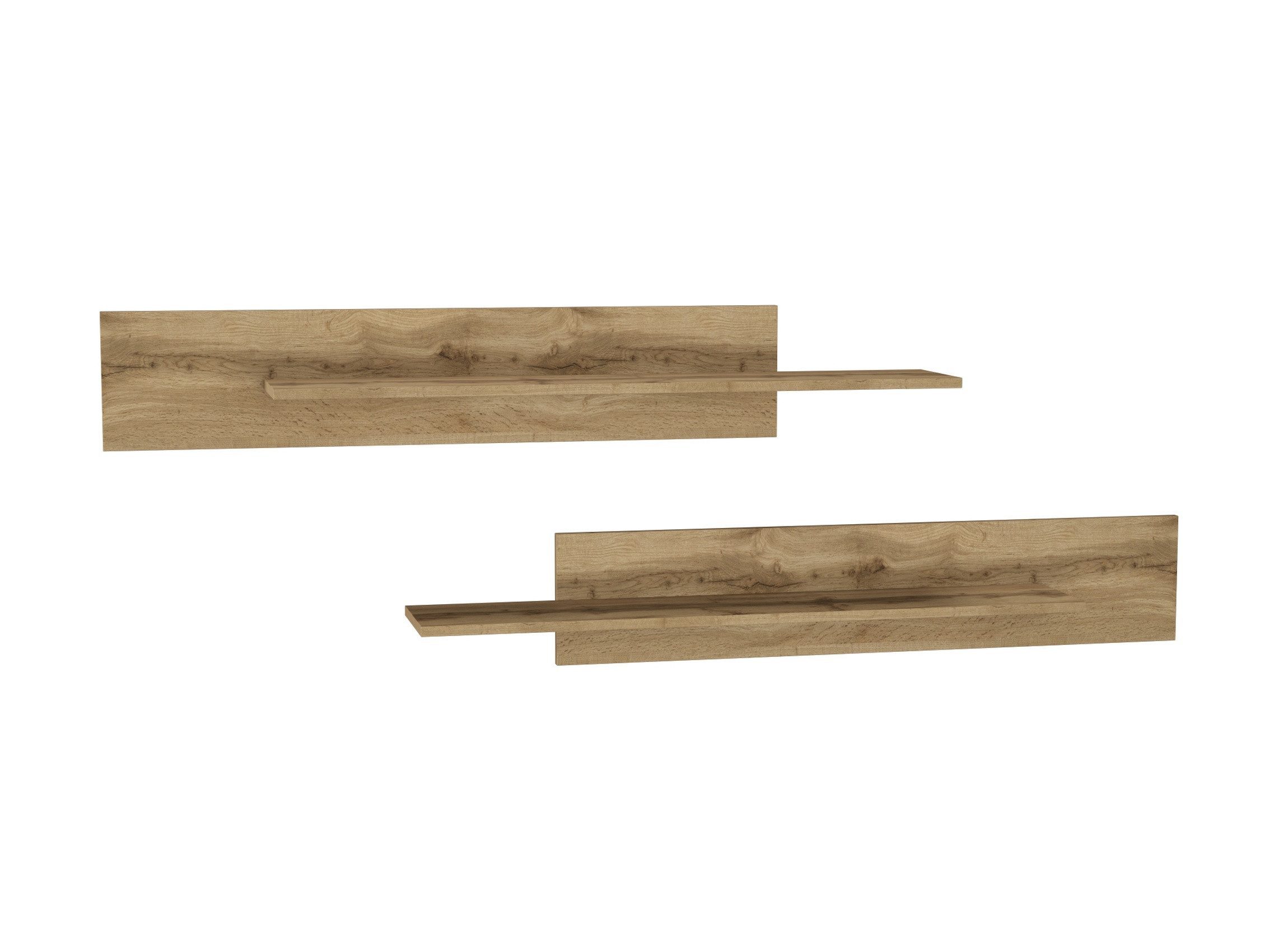 Raumhirsch Furniture Hängeregal Wandregal, Hängeregal, Regal Set, Wohnzimmer Regal, Maße: 100,2 x 20 x 20,1 cm (Set mit 2 Wandregalen), Wandmontage, Universell einsetzbar, Einfache Montage