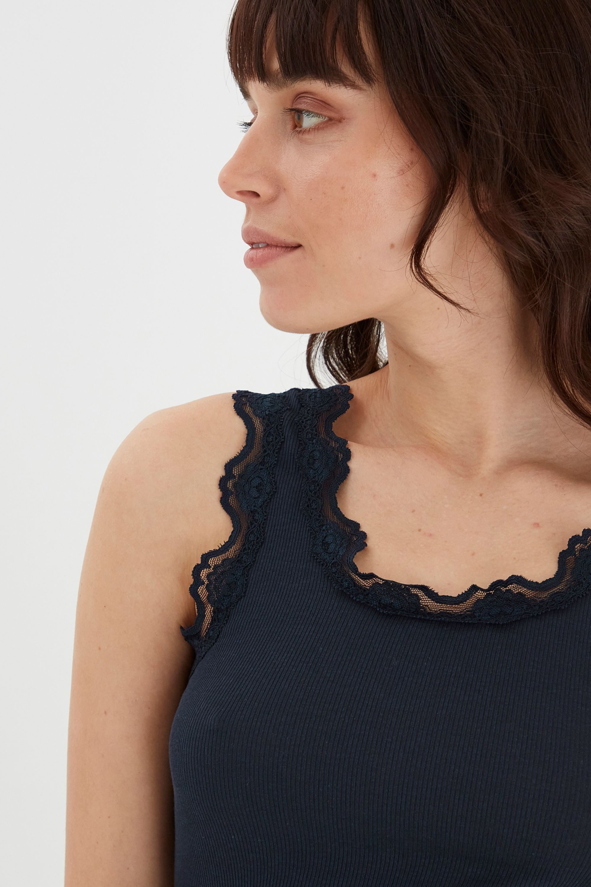 fransa Tanktop FRHIZAMOND Top mit Spitzeneinsätzen günstig online kaufen