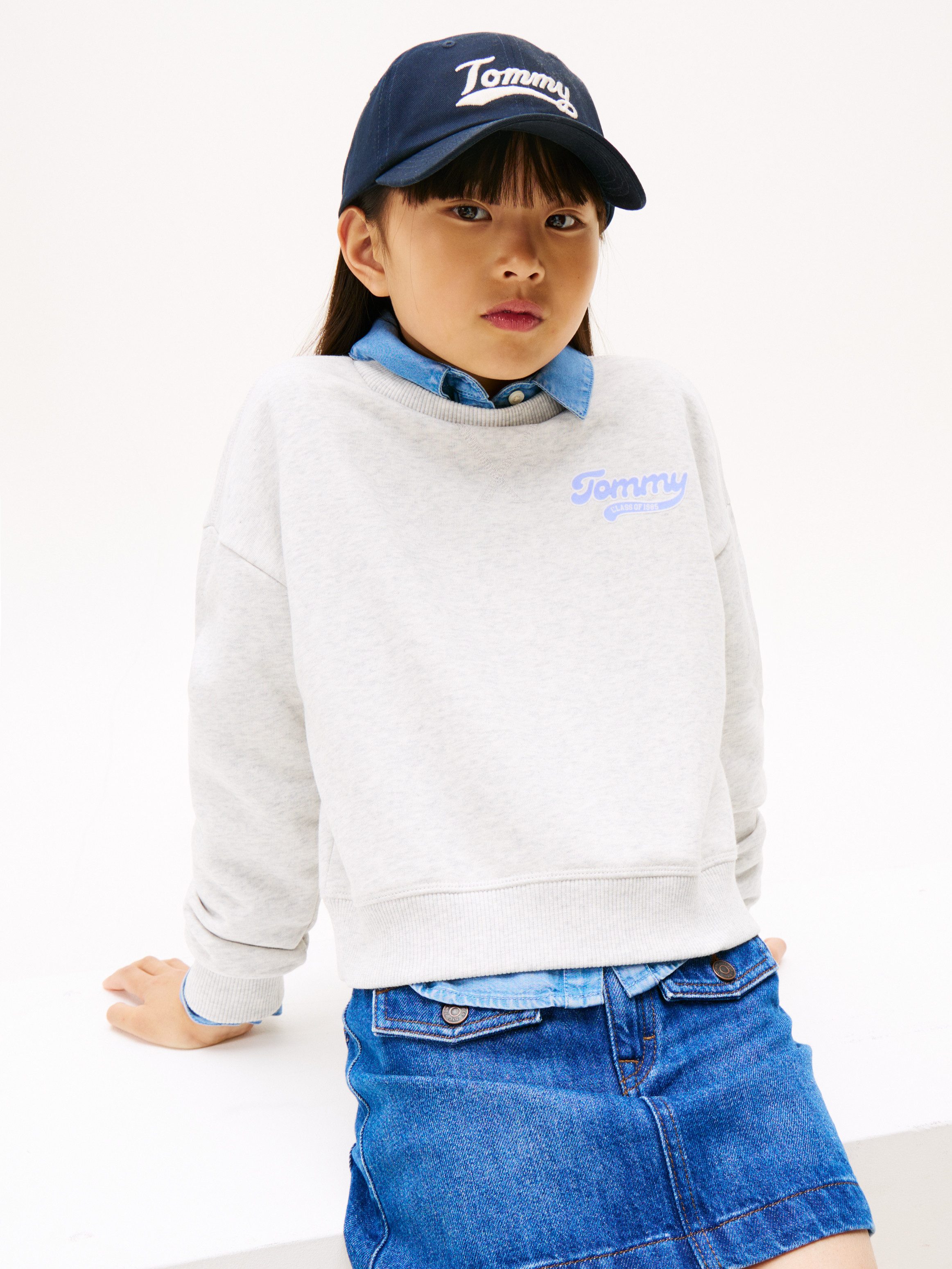 Tommy Hilfiger Sweatshirt TOMMY FLOCK SWEATSHIRT Kinder bis 16 Jahre – Bild 2 von 5