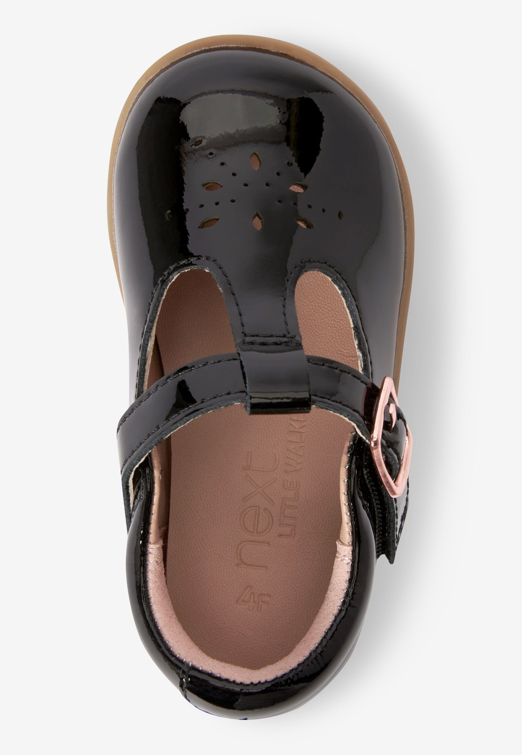 Next Schuh mit T-Steg für Laufanfänger Lauflernschuh (1-tlg) Black Patent Leather