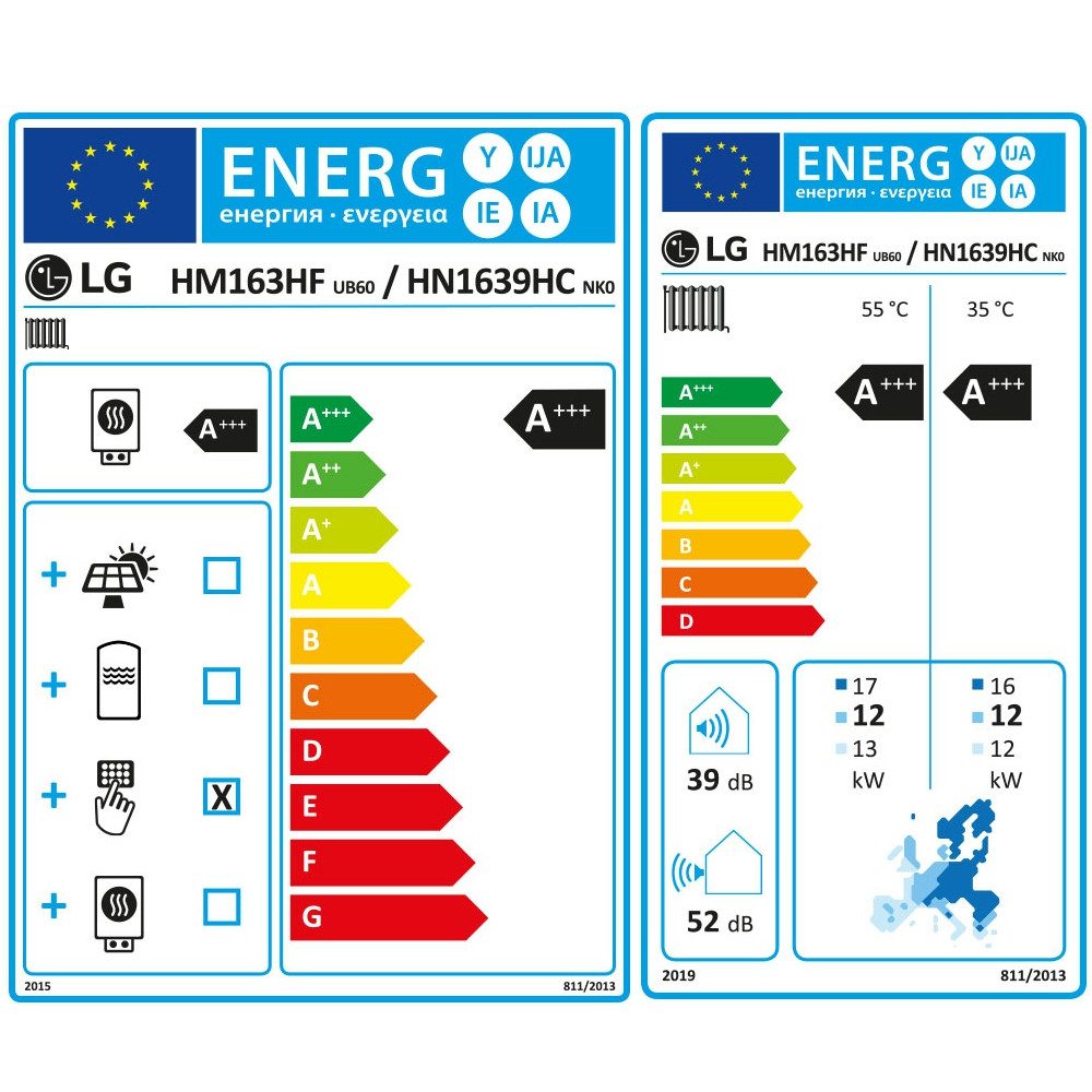 LG Luft-Wasser-Wärmepumpe Therma V R290 Monobloc Luft-Wasser-Wärmepumpe, HM163HF.UB60, 16 kW, Eines der leisesten Modelle auf dem Markt