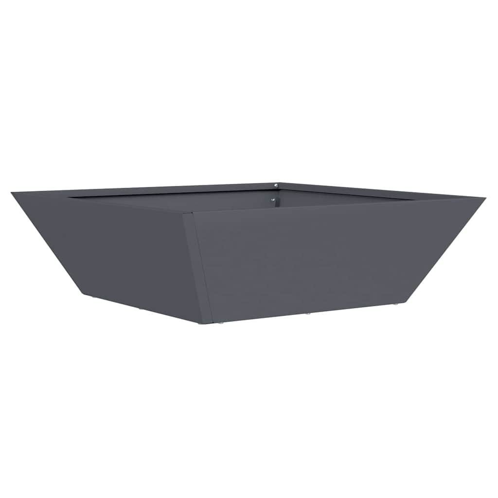 vidaXL Blumentopf Garten Schüssel Pflanzer Anthrazit günstig online kaufen