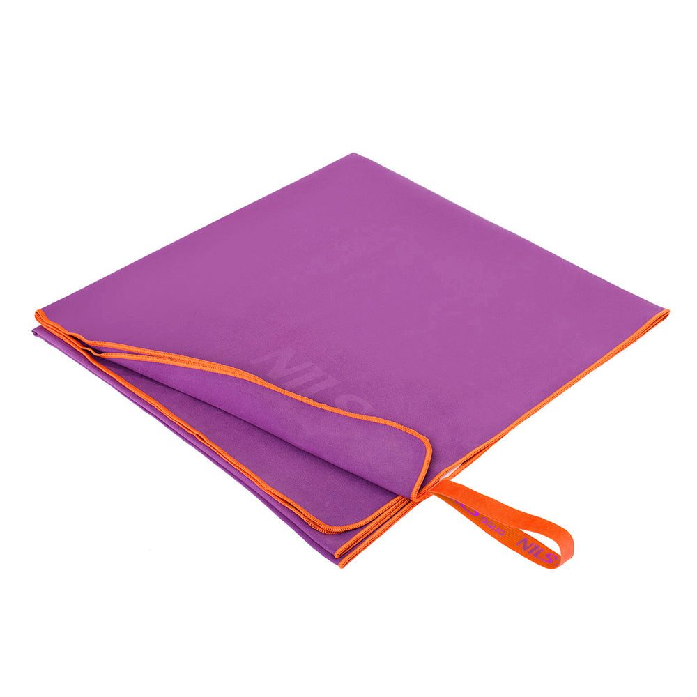 NILS AQUA Sporthandtuch Mikrofaserhandtuch 180x100 cm, Mikrofaser (Spar-Set, 1-St), Mit nur 396 g leicht zu transportieren, klein faltbar