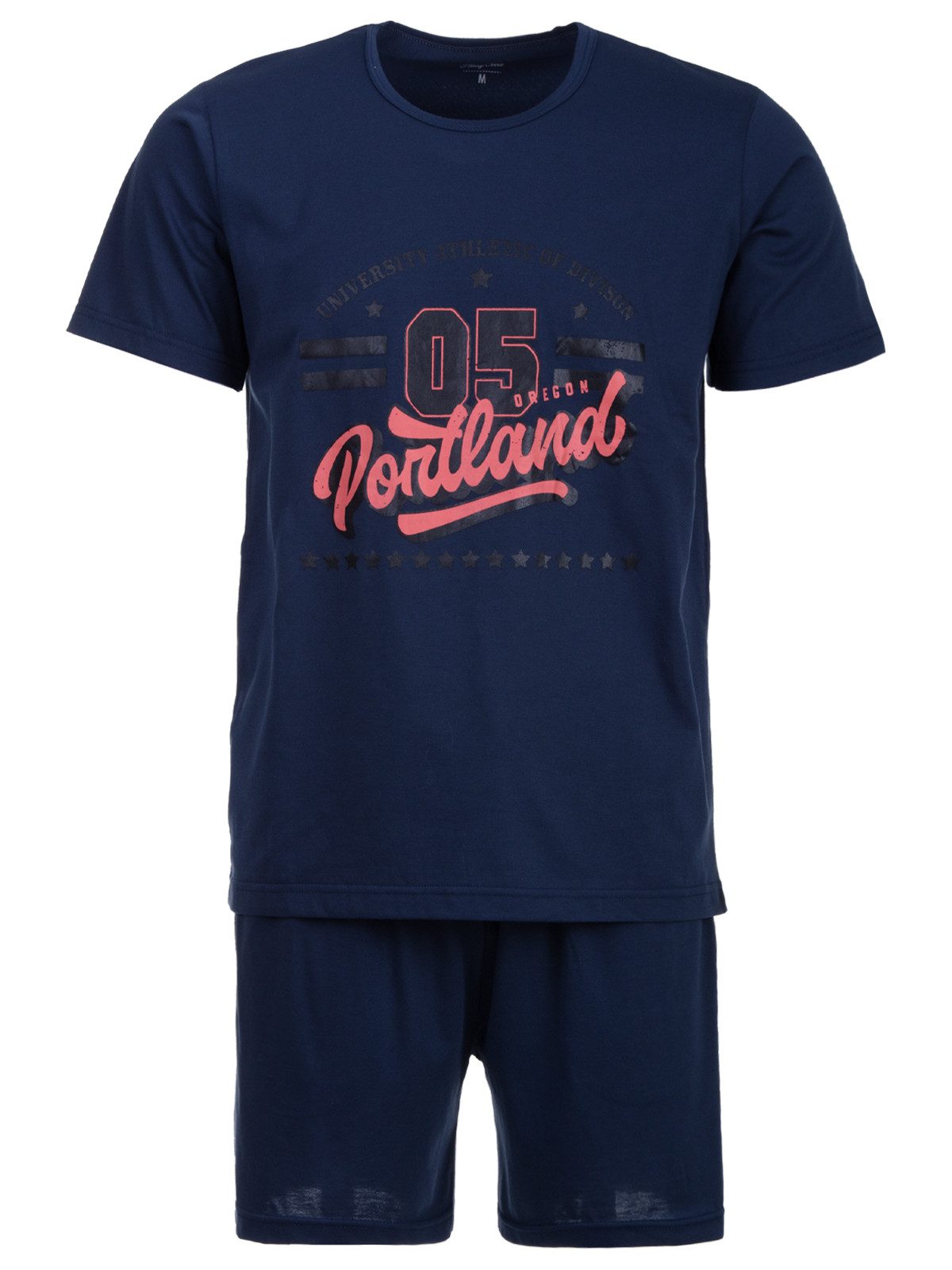 Schlafanzug Pyjama Set Shorty - Oregon Portland