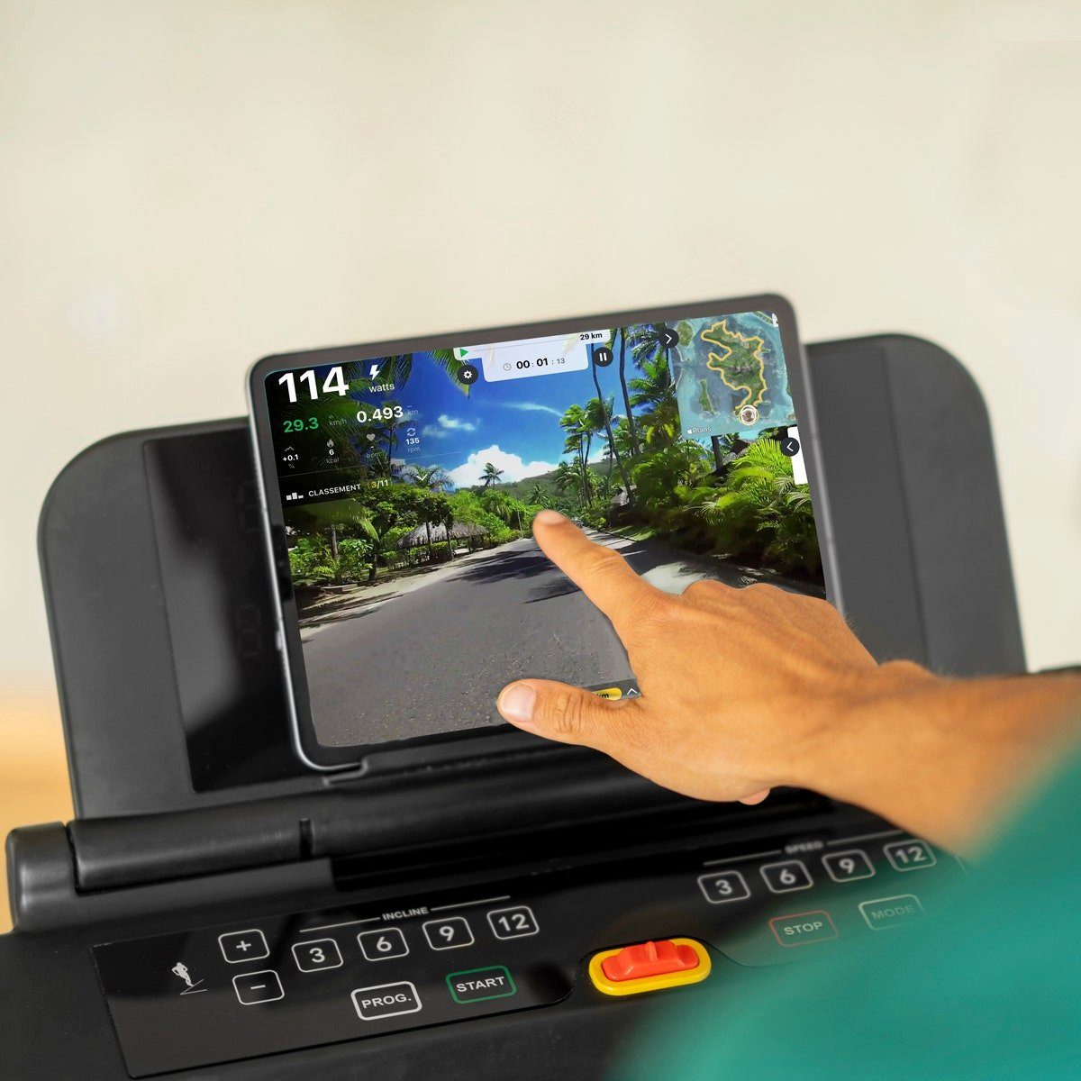 Hammer Laufband FlyRun 4.0, 31 Programme, Zwift & Kinomap, 5,5 PS, 24 km/h
