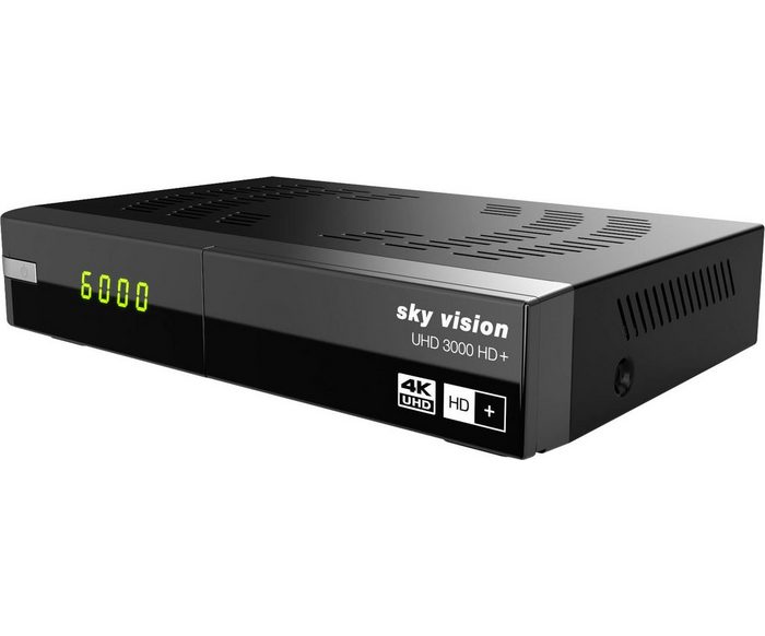Sky Vision UHD 3000 HD+ Digitaler UHD Satellitenreceiver (LAN (Ethernet) ZR9359
