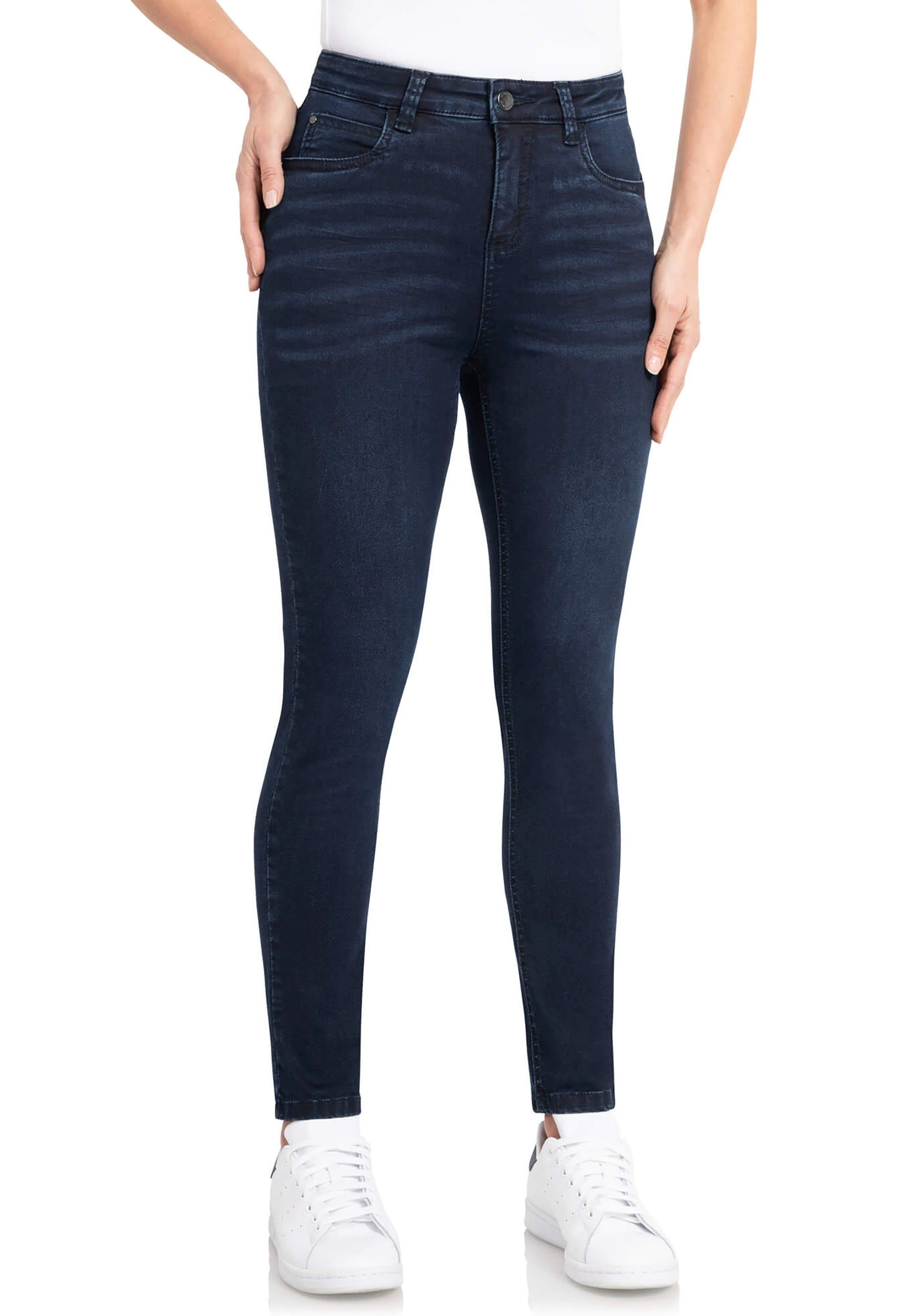 wonderjeans High-waist-Jeans "Skinny" in körperbetonter Passform günstig online kaufen