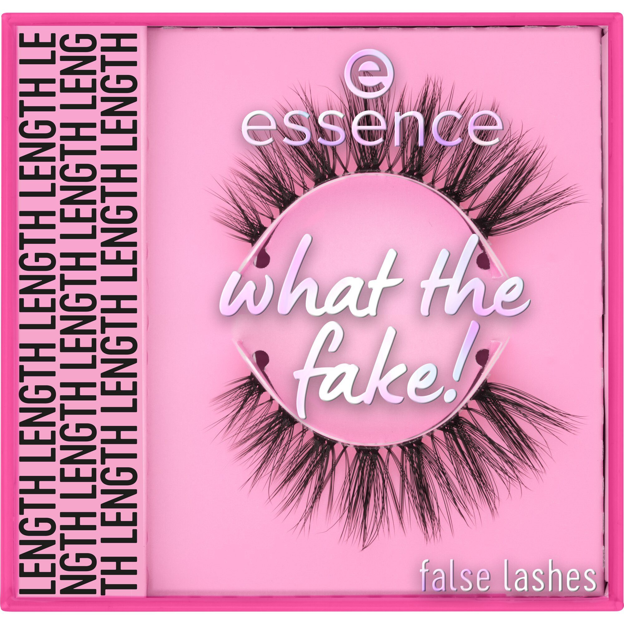 Essence Bandwimpern what the fake! false lashes, Set, 3 tlg., 3-tlg., Wiederverwendbar