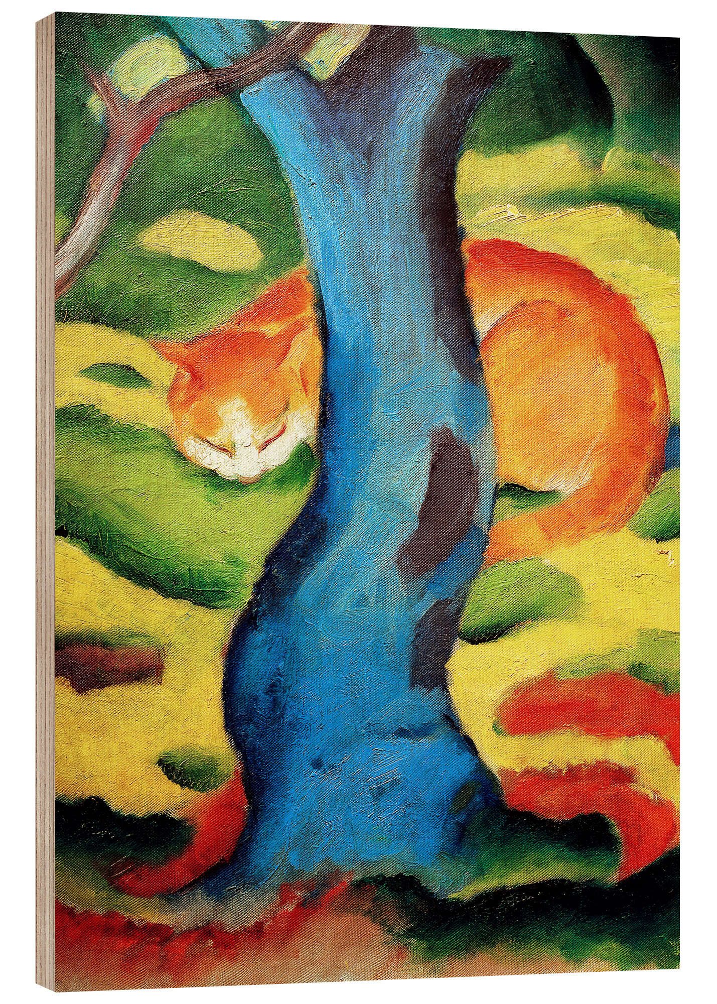 Holzbild Franz Marc