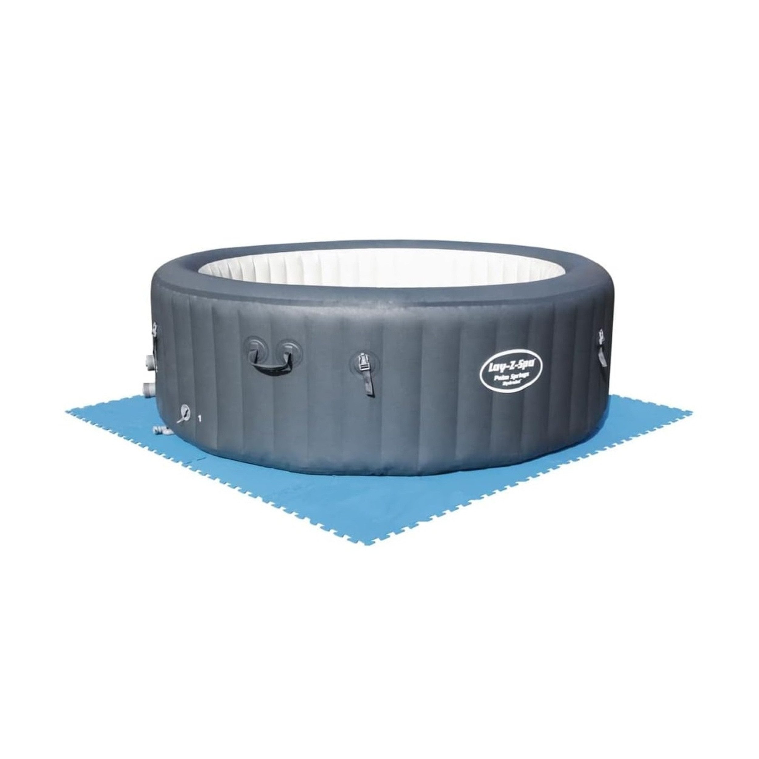Bestway Pool-Bodenschutzfliese Flowclear Pool-Bodenschutzfliesen-Set XL, 18 Stück á 50 x 50 cm, Farbe Blau