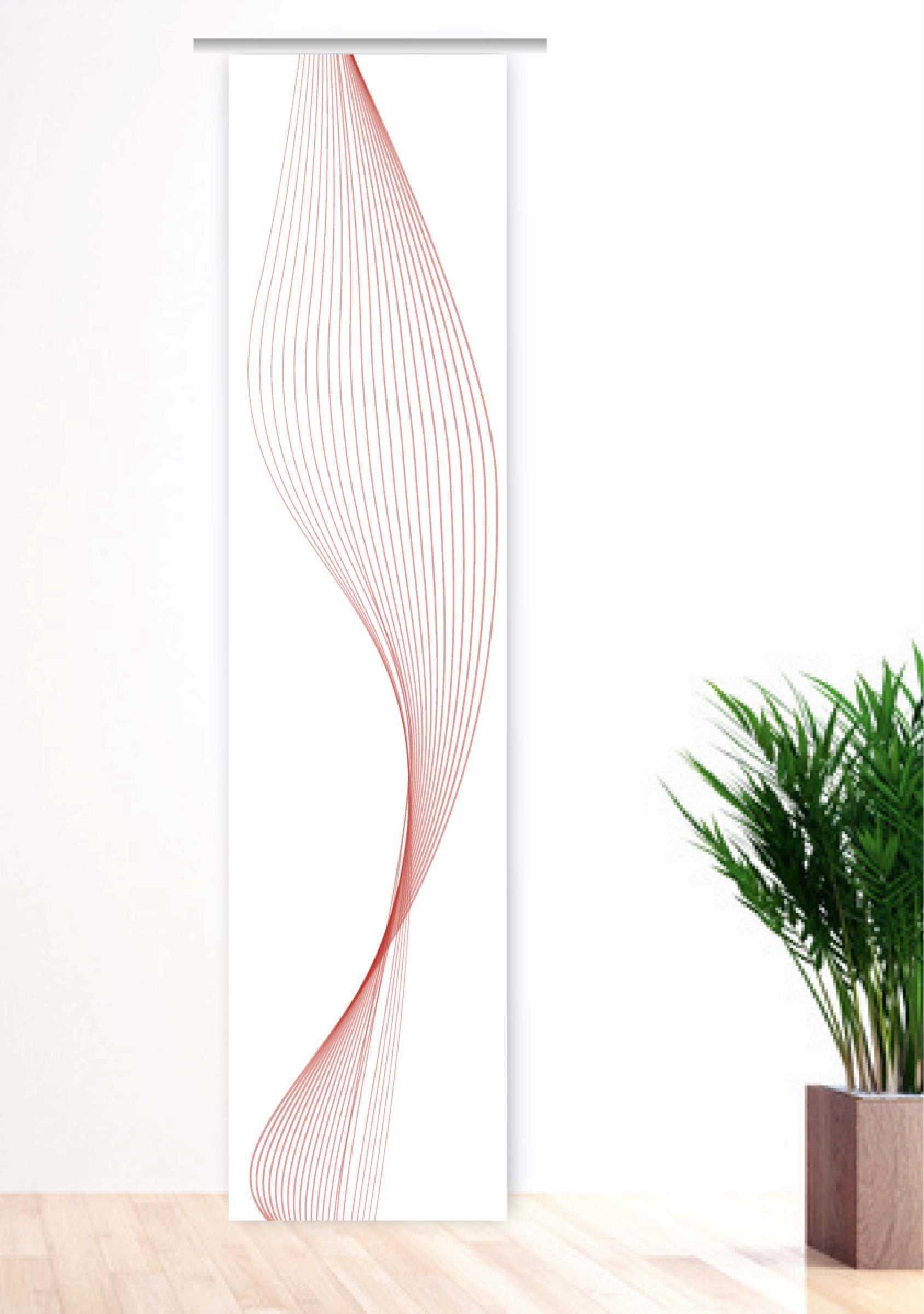 gardinen-for-life Schiebegardine Stream Pfeffer – Flächenvorhang günstig online kaufen