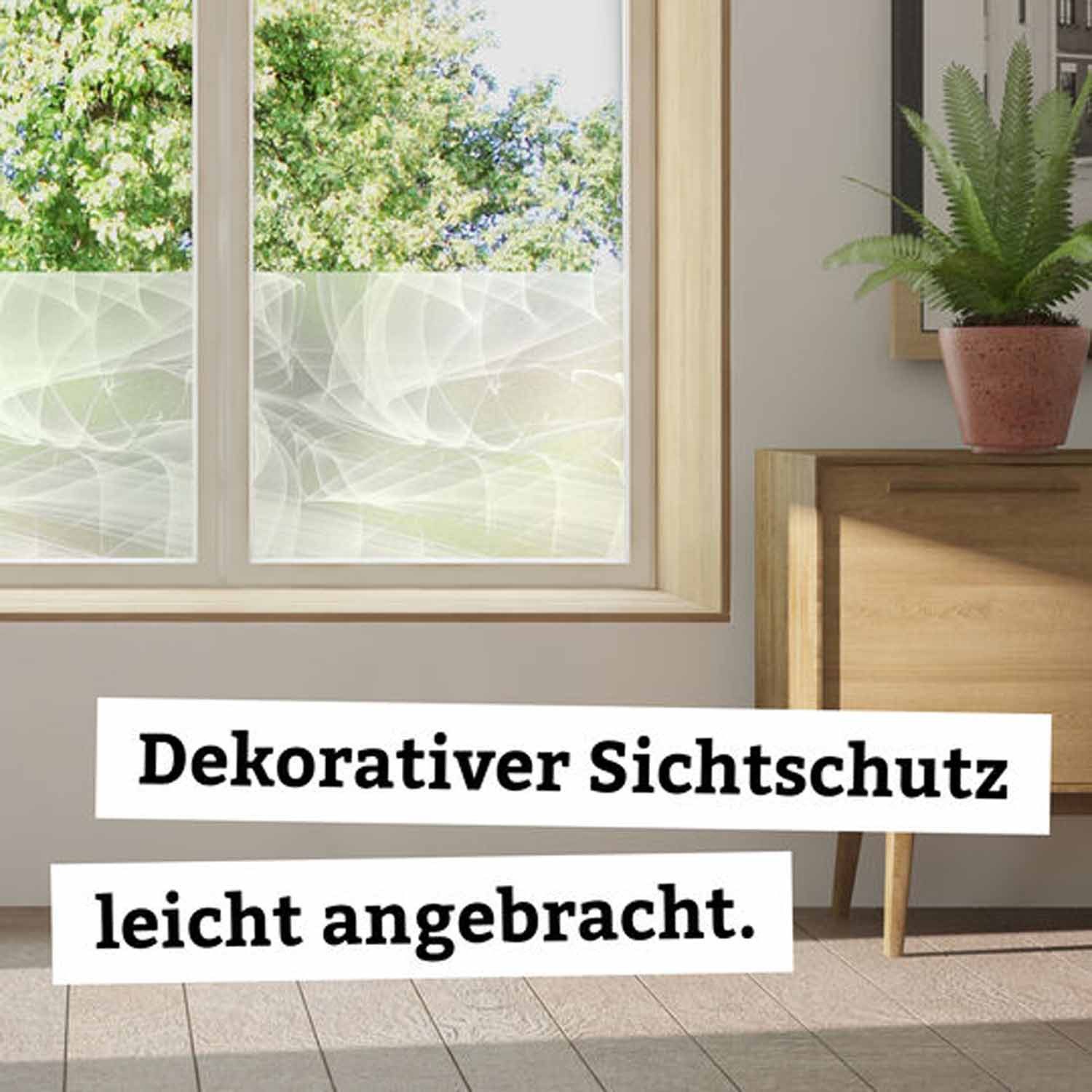 d-c-fix Fensterfolie Murano Sichtschutzfolie selbsthaftend Deko Folie für Fenster innen, Glatt, Statisch haftend - Rückstandslos entfernbar & wiederverwendbar – Bild 2 von 5