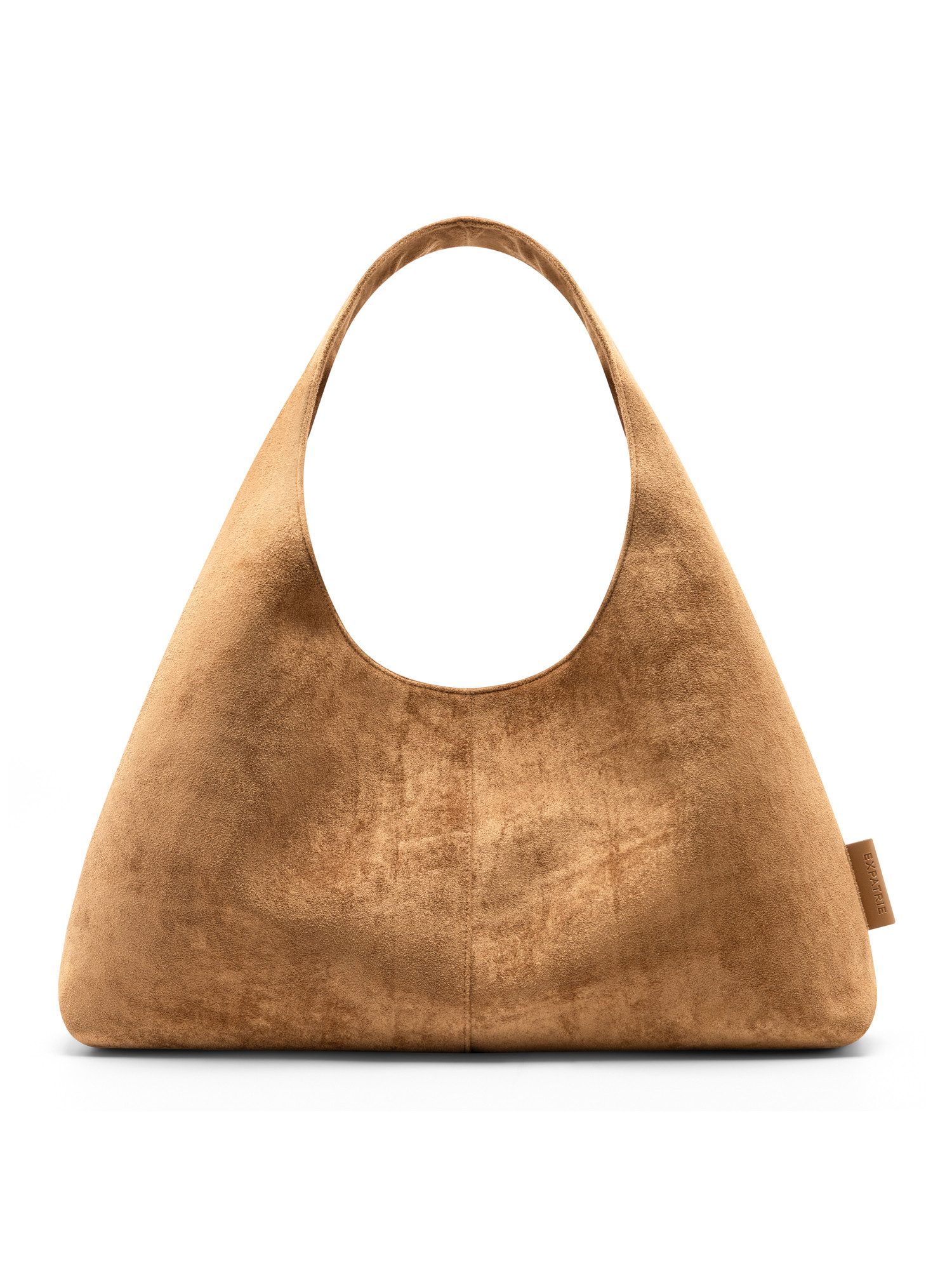 Expatrié Schultertasche Nora Hobo Bag (1-tlg), Slouchy Handtasche in Wildleder-Optik