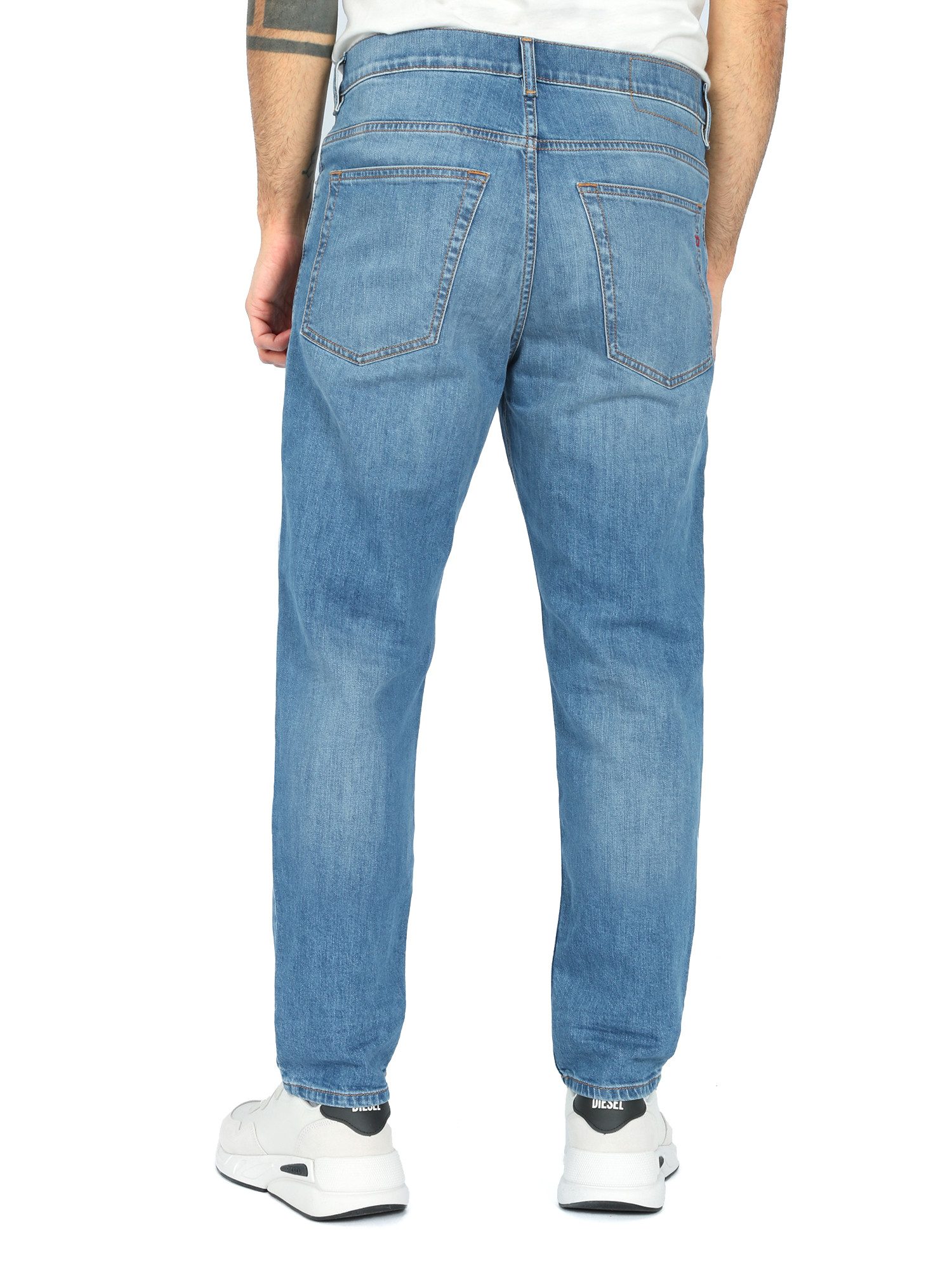 Diesel Tapered-fit-Jeans Knöchellang und Regular Fit günstig online kaufen