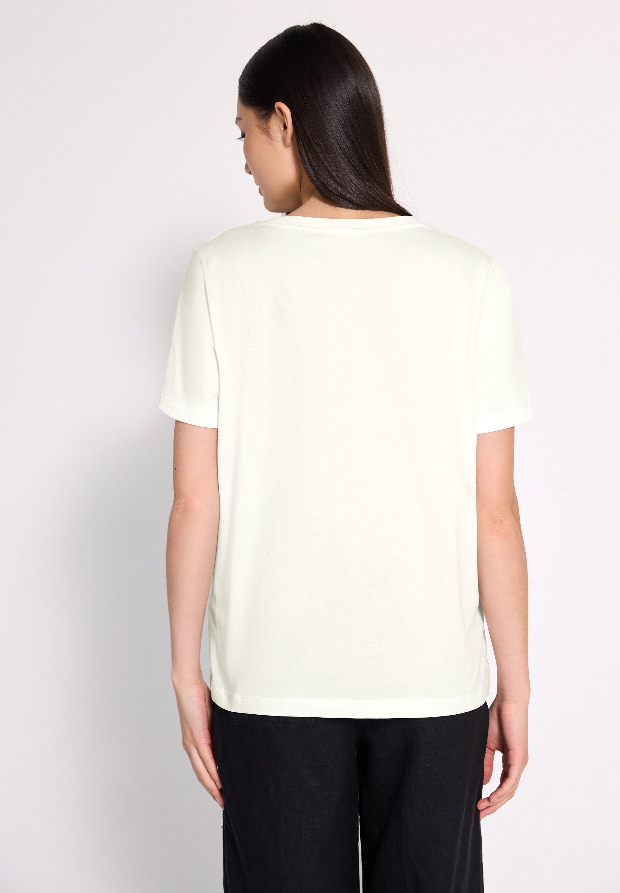 STREET ONE STUDIO T-Shirt aus reiner günstig online kaufen