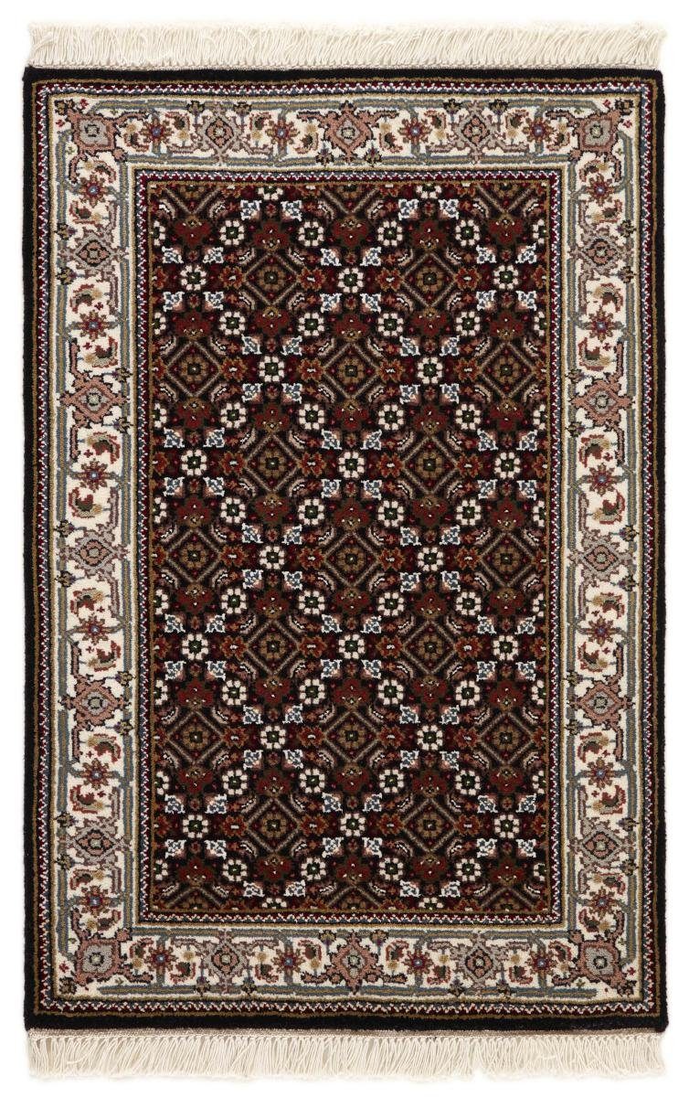 Orientteppich Indo Täbriz 62x94 Handgeknüpfter Orientteppich, Nain Trading, rechteckig, Höhe: 12 mm