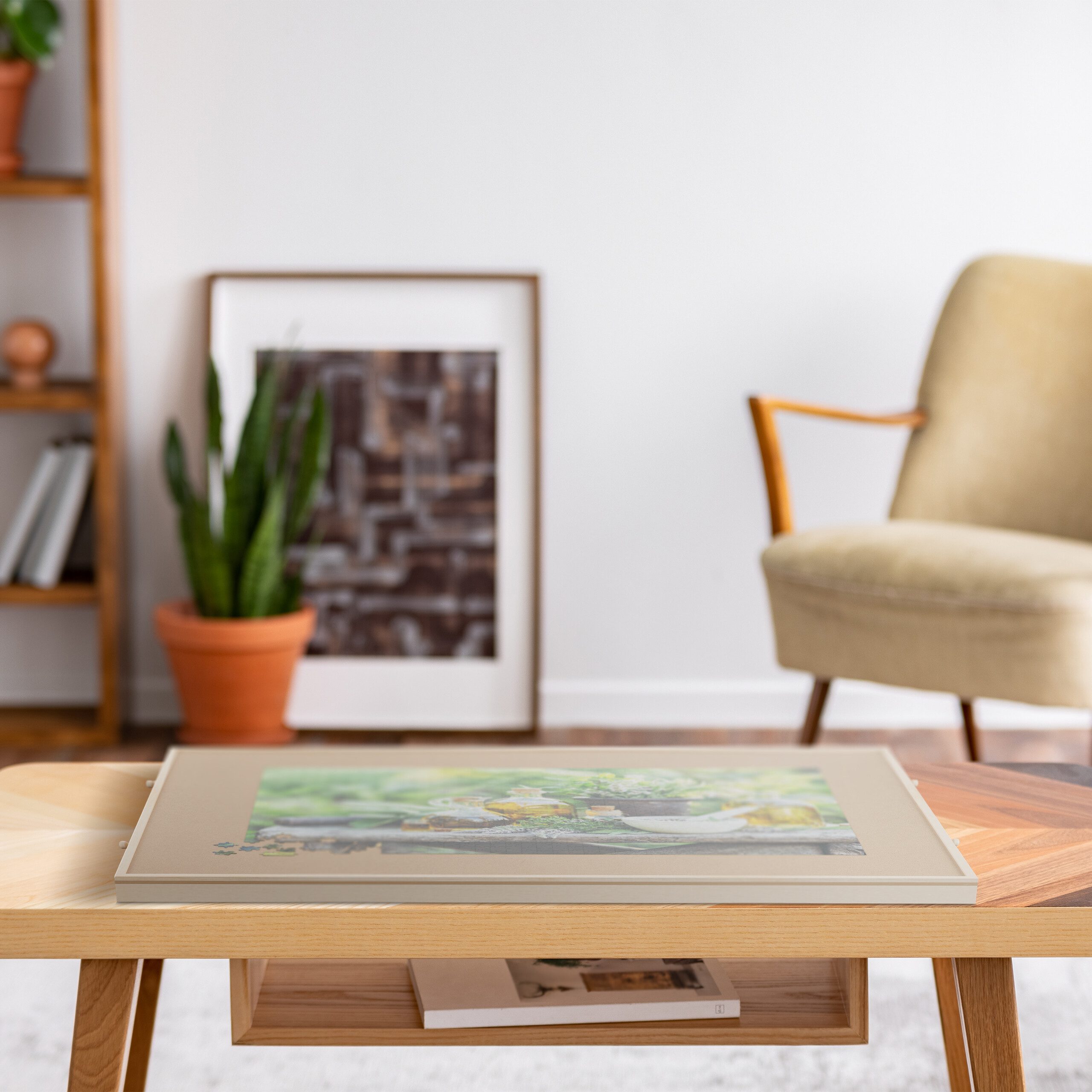 relaxdays Puzzleunterlage Neig- und drehbares Puzzlebrett, (1-tlg) günstig online kaufen