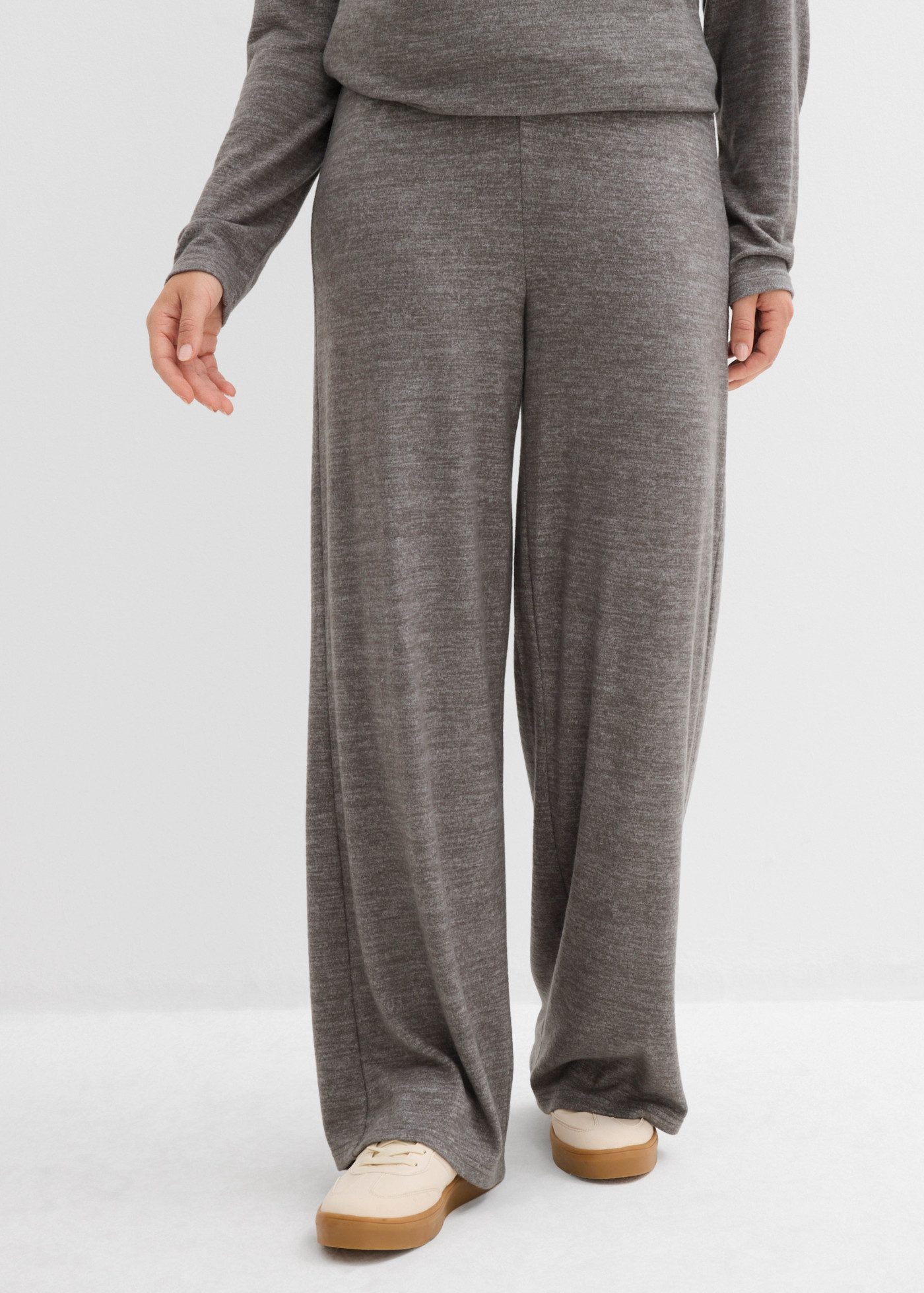 bonprix Palazzohose lockere Passform, weit geschnitten