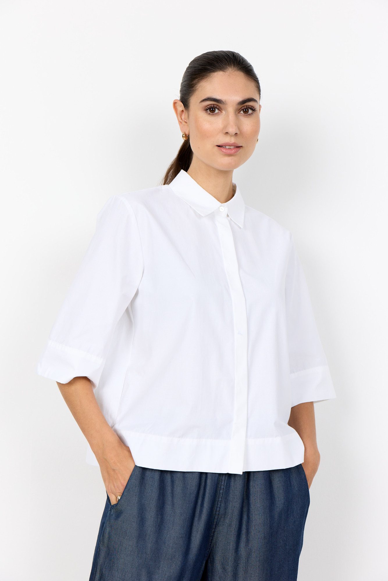 soyaconcept Hemdbluse SC-NETTI 118 mit 3/4 Arm günstig online kaufen