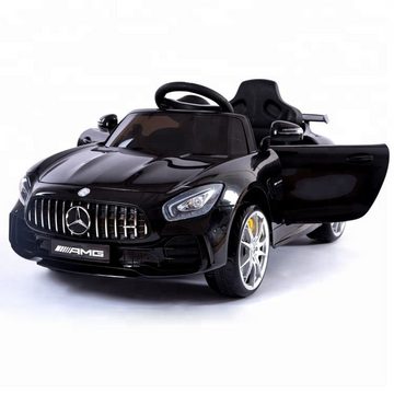 Toys Store Elektro-Kinderauto Mercedes GTR AMG Kinder Elektro Auto Kinderfahrzeug Sportwagen USB, Belastbarkeit 35 kg, AUX-/USB-Anschluss, MP3 Hupe und Motorsound am Lenkrad, Fernsteuerung