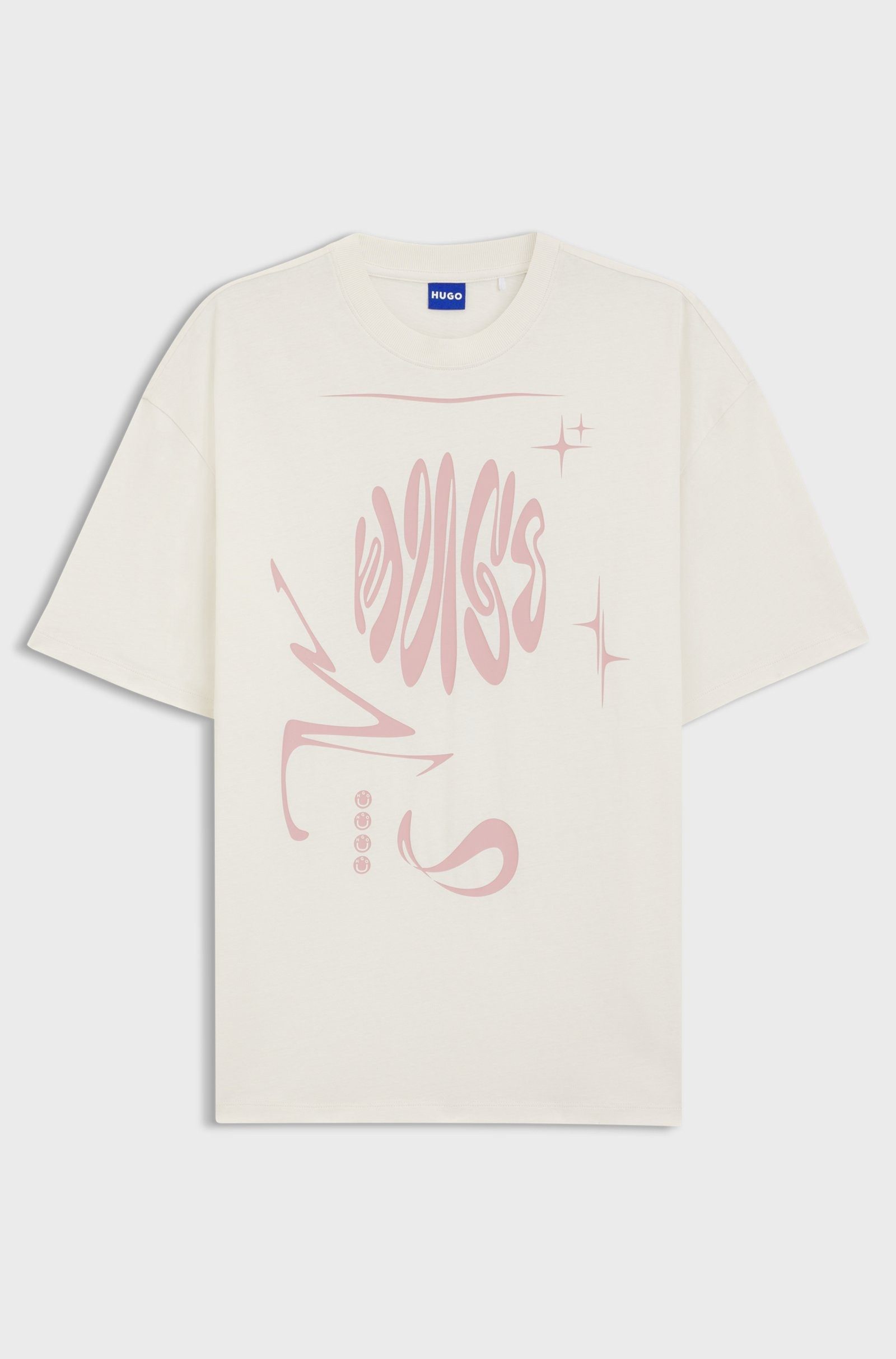 HUGO Blue Kurzarmshirt Oversized_Tee_B_8 10268404 01