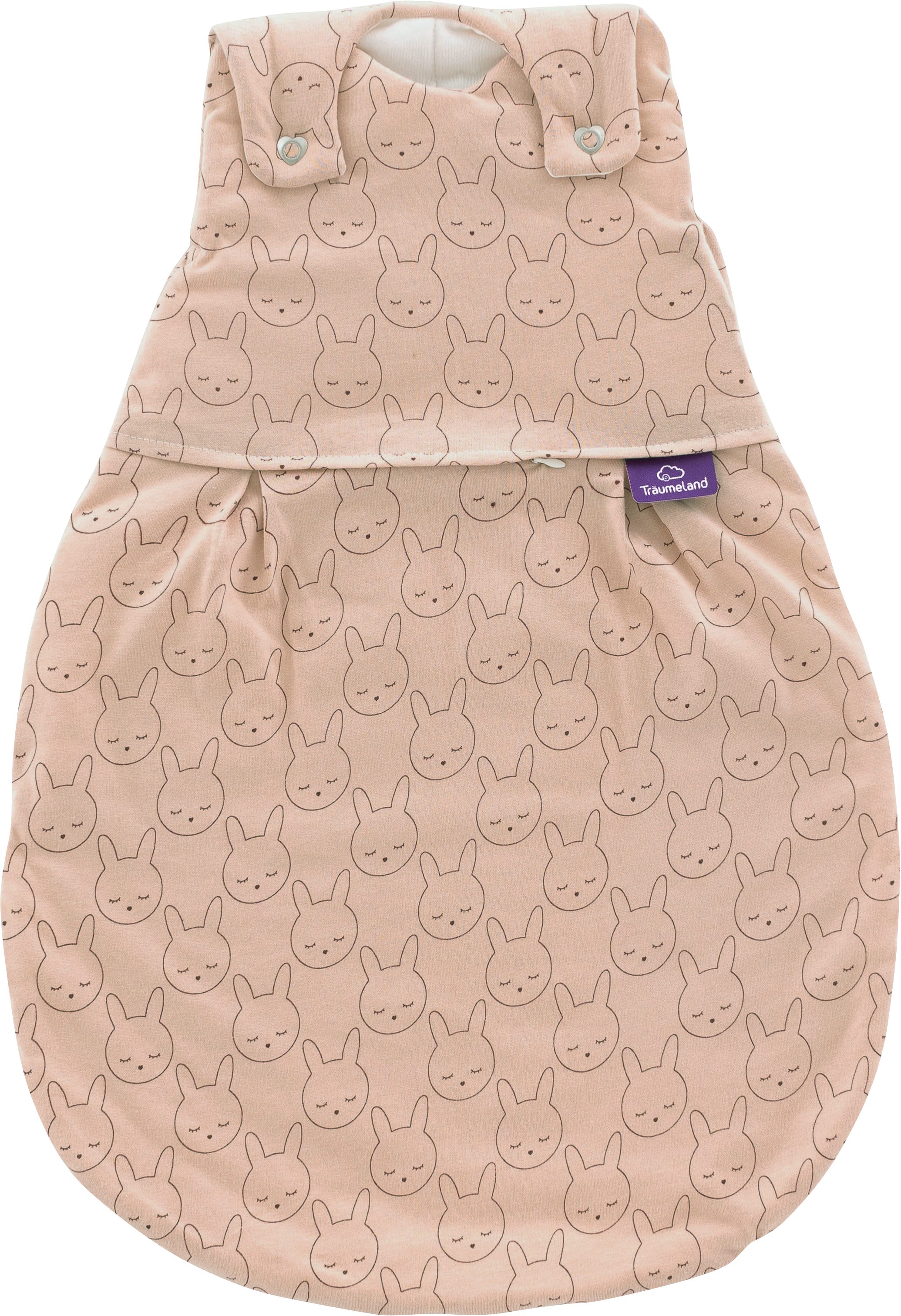 Babyschlafsack Außenschlafsack LIEBMICH Kuschelhase grün