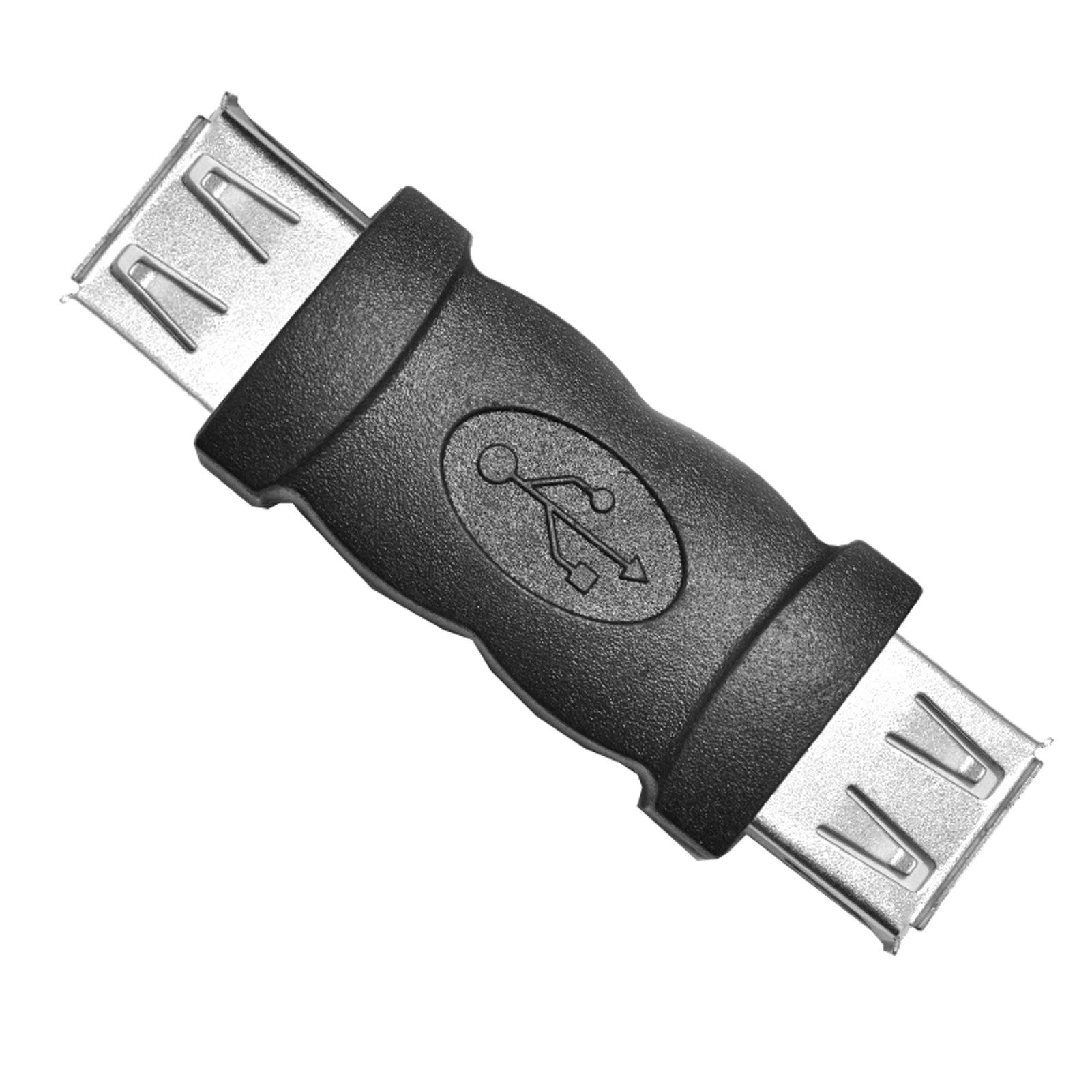 Bolwins F99 USB Adapter Kabel Verbinder Doppelkupplung Buchse A auf A Buchse USB-Adapter USB Typ A Buchse zu USB Typ A Buchse, USB 2.0 Adapter, Plug & Play, einklappbares Design