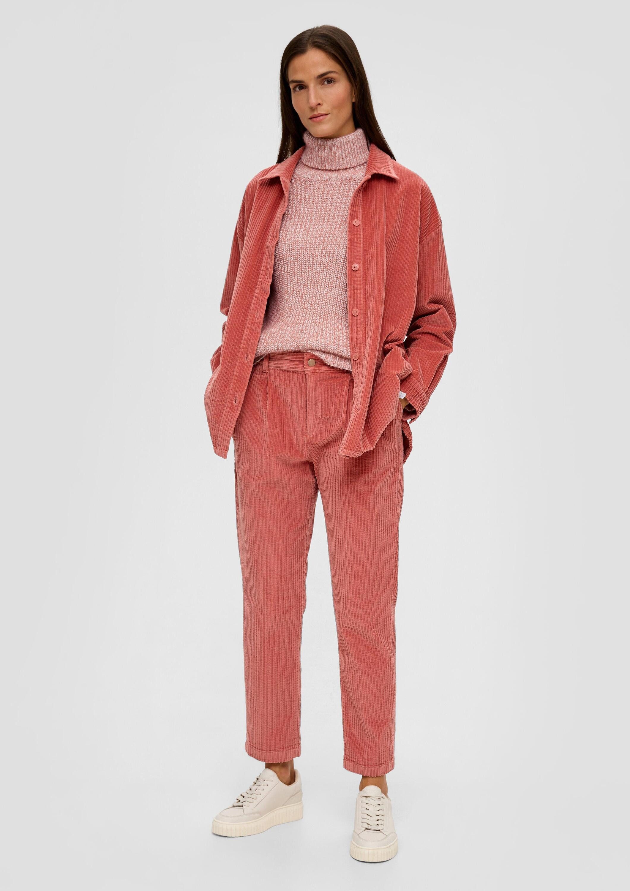 s.Oliver Longpullover Strickpullover Strickpullover aus Baumwollmix