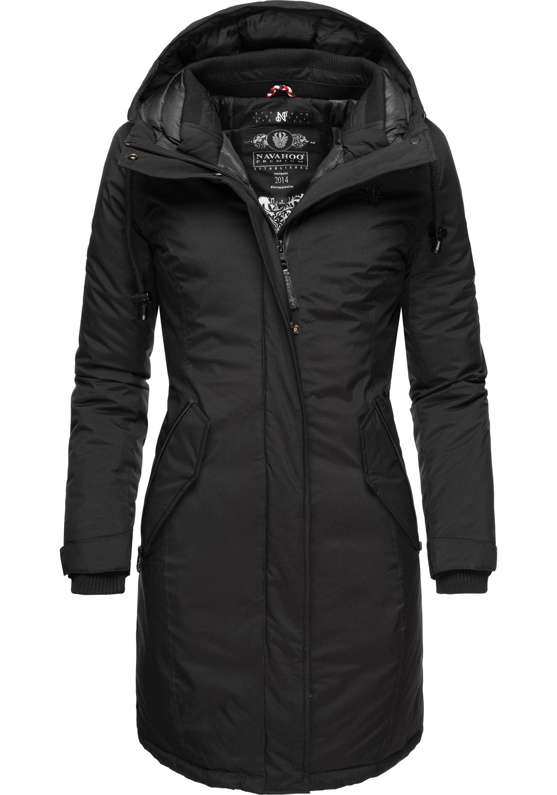 Navahoo Wintermantel "Letiziaa" sportlicher Winterparka mit gefütterter Kap günstig online kaufen