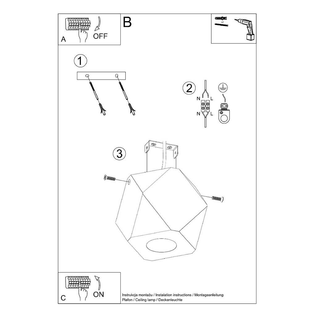 Deckenstrahler, Holzlampe 1 inklusive, Flammig Deckenleuchte Schlafzimmerlampe nicht etc-shop Wohnzimmerleuchte Leuchtmittel