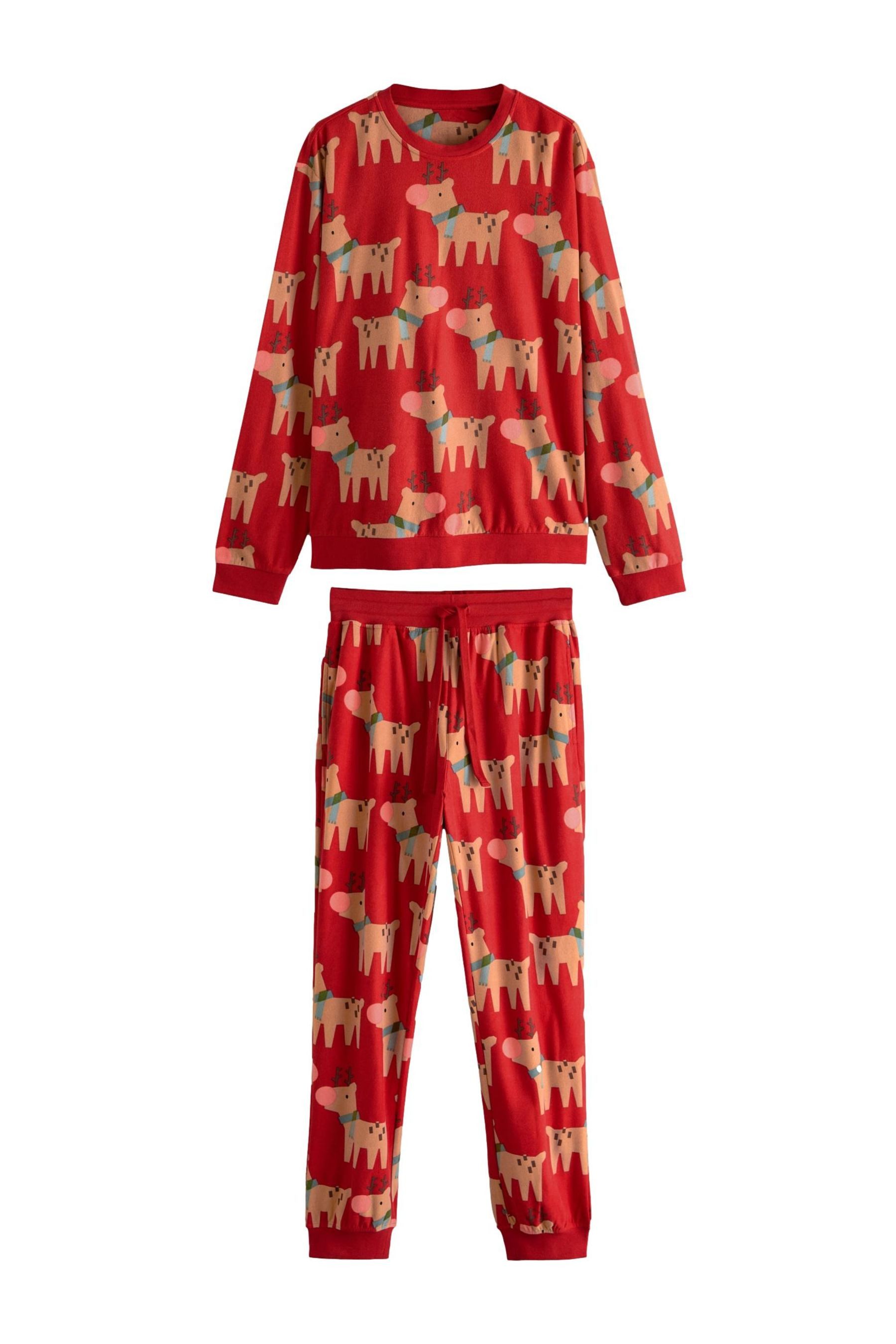 Next Pyjama Familienkollektion Herren-Schlafanzug, Rentiere (2 günstig online kaufen