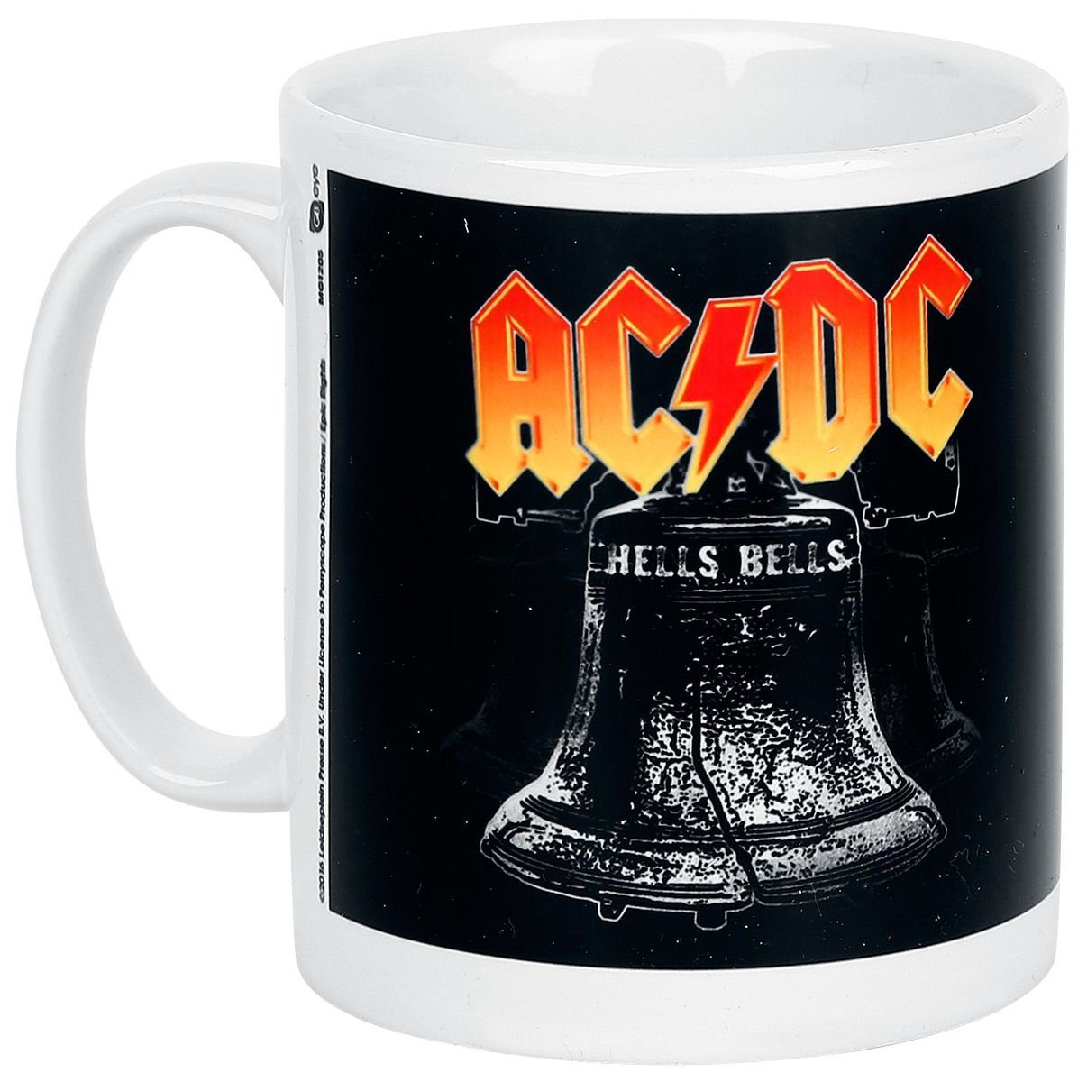 100% Klangundkleid Kaffeebecher, AC/DC Bells Tasse Hells Tasse Keramik