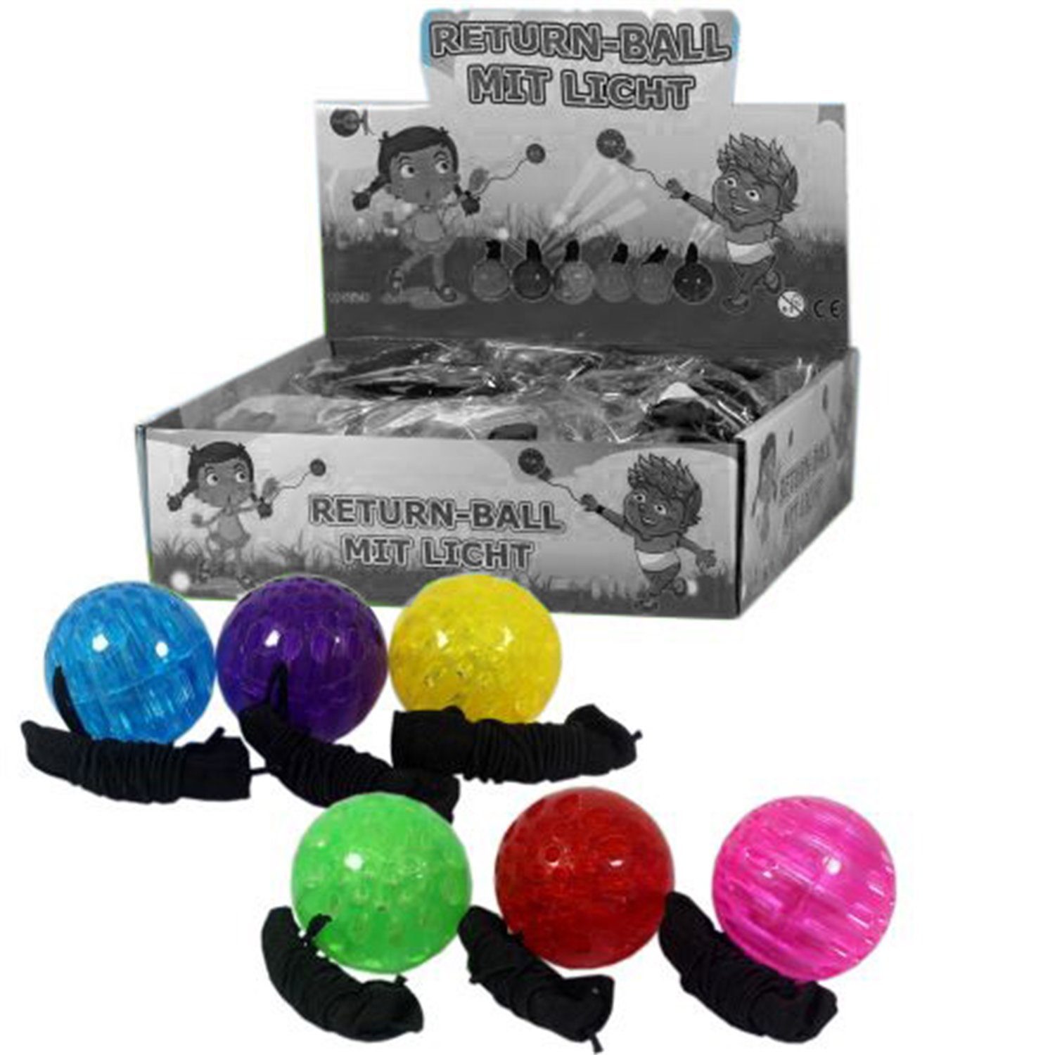 Fun Trading Basketballkorb 4819 Returnball mit Licht