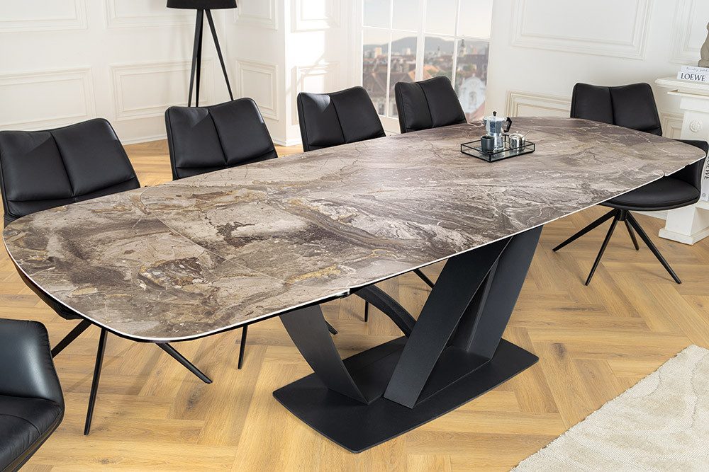 riess-ambiente Esstisch PAPILLON 180-260cm taupe / günstig online kaufen