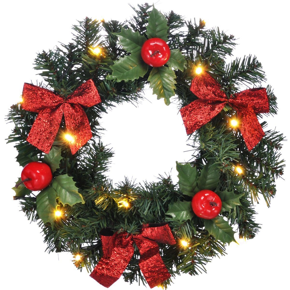 bonsport LED Dekoobjekt Beleuchteter Weihnachts-Türkranz günstig online kaufen